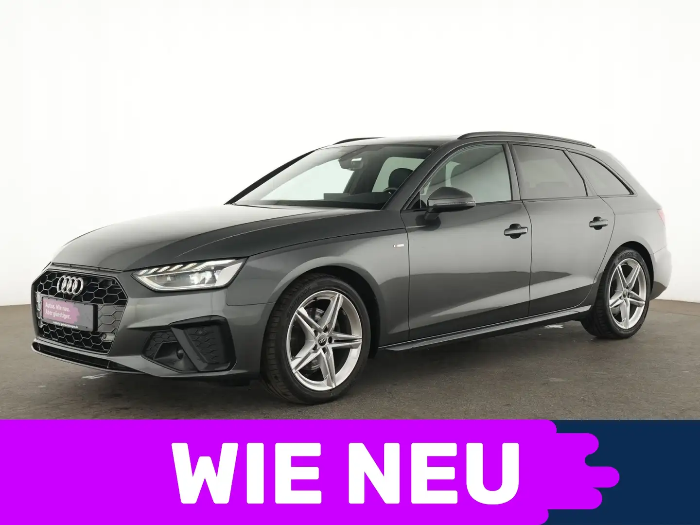 Audi A4 S-Line Bang & Olufsen|Panorama|LED|Navi Grijs - 1