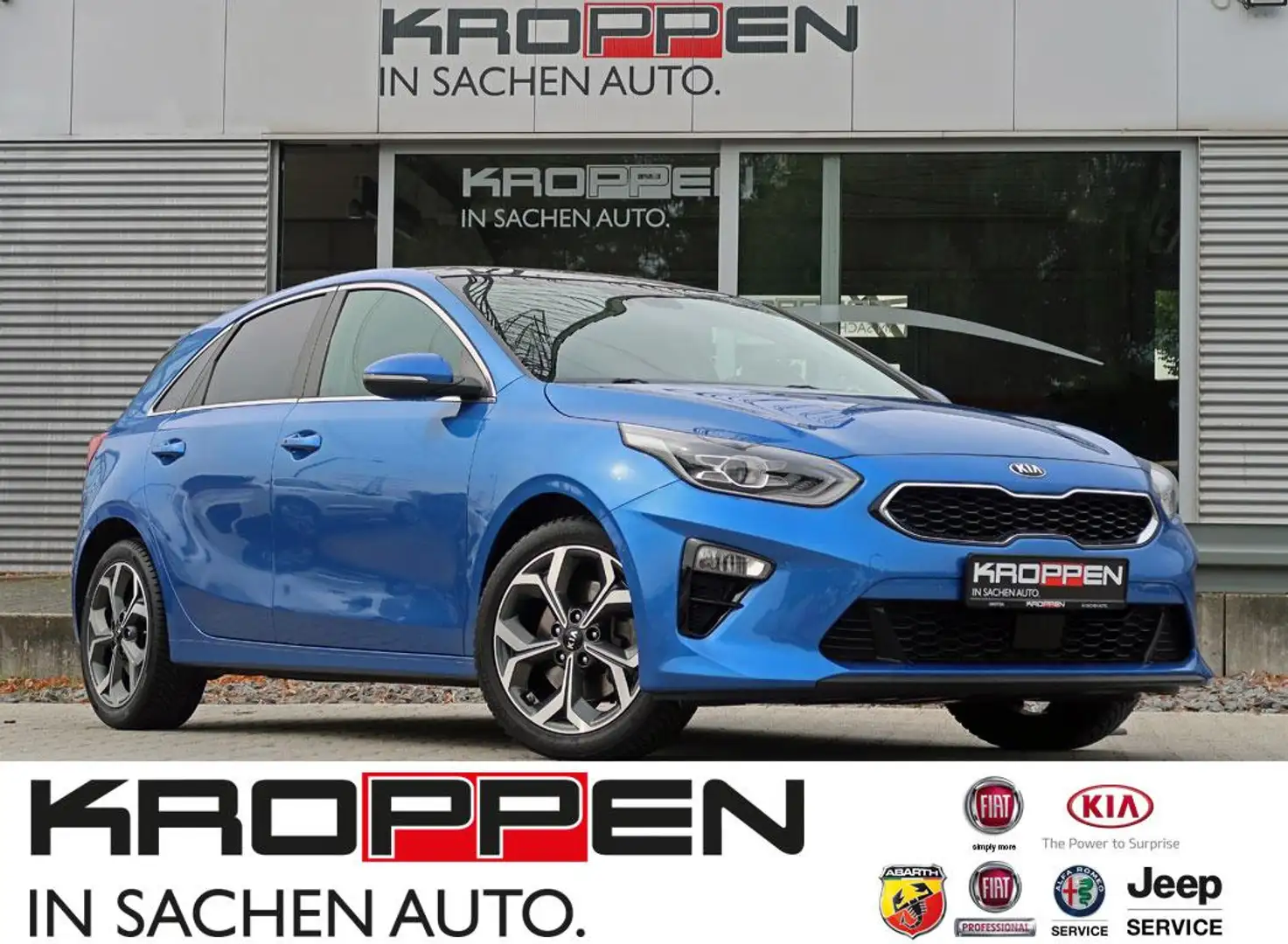 Kia Ceed / cee'd Platinum 1.4 Turbe Pan.-Dach, Navi PDC M+S-Allwett Kék - 2