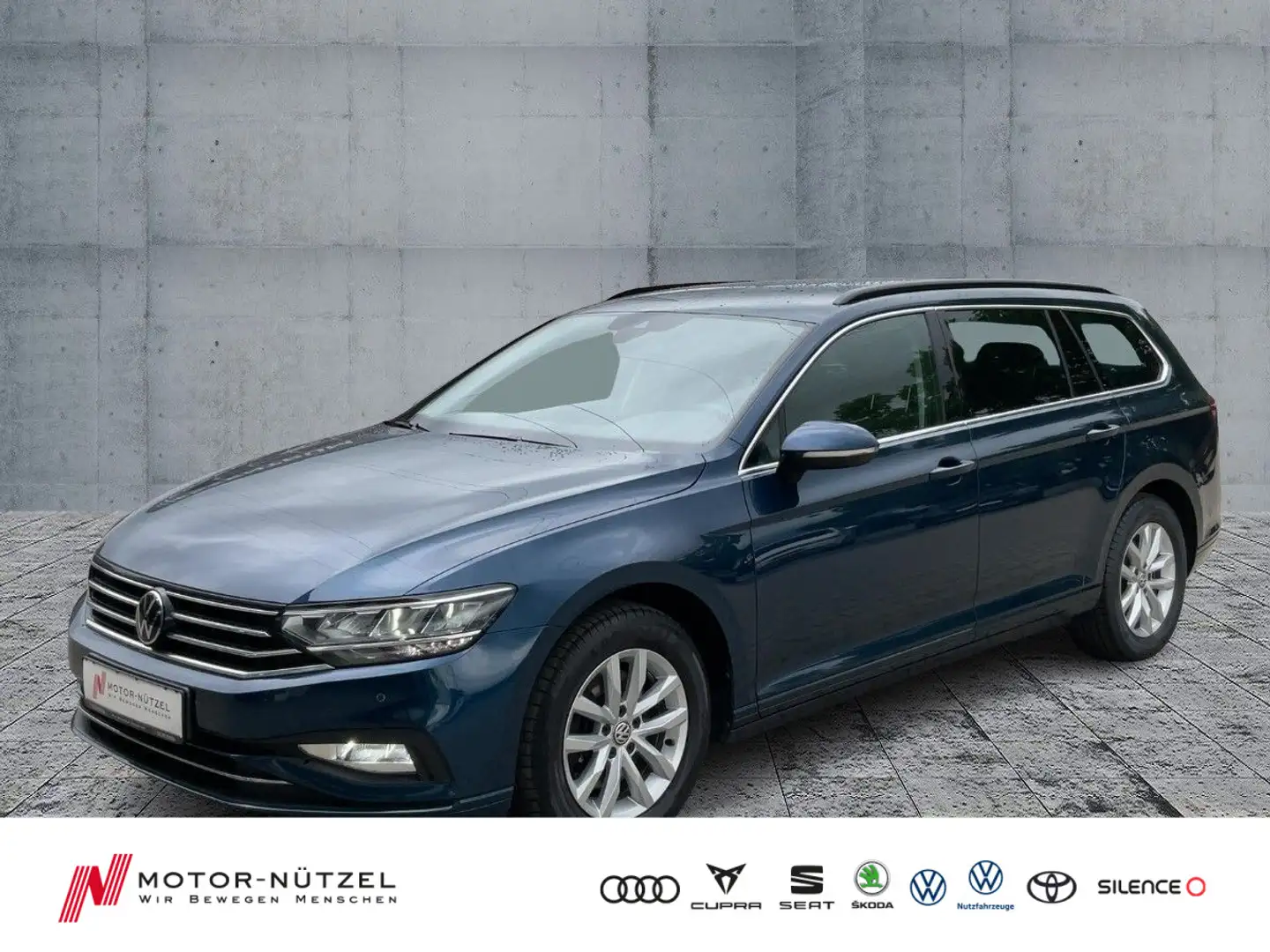Volkswagen Passat Variant 2.0 TDI DSG BUSINESS LED+NAV+AHK Blauw - 1