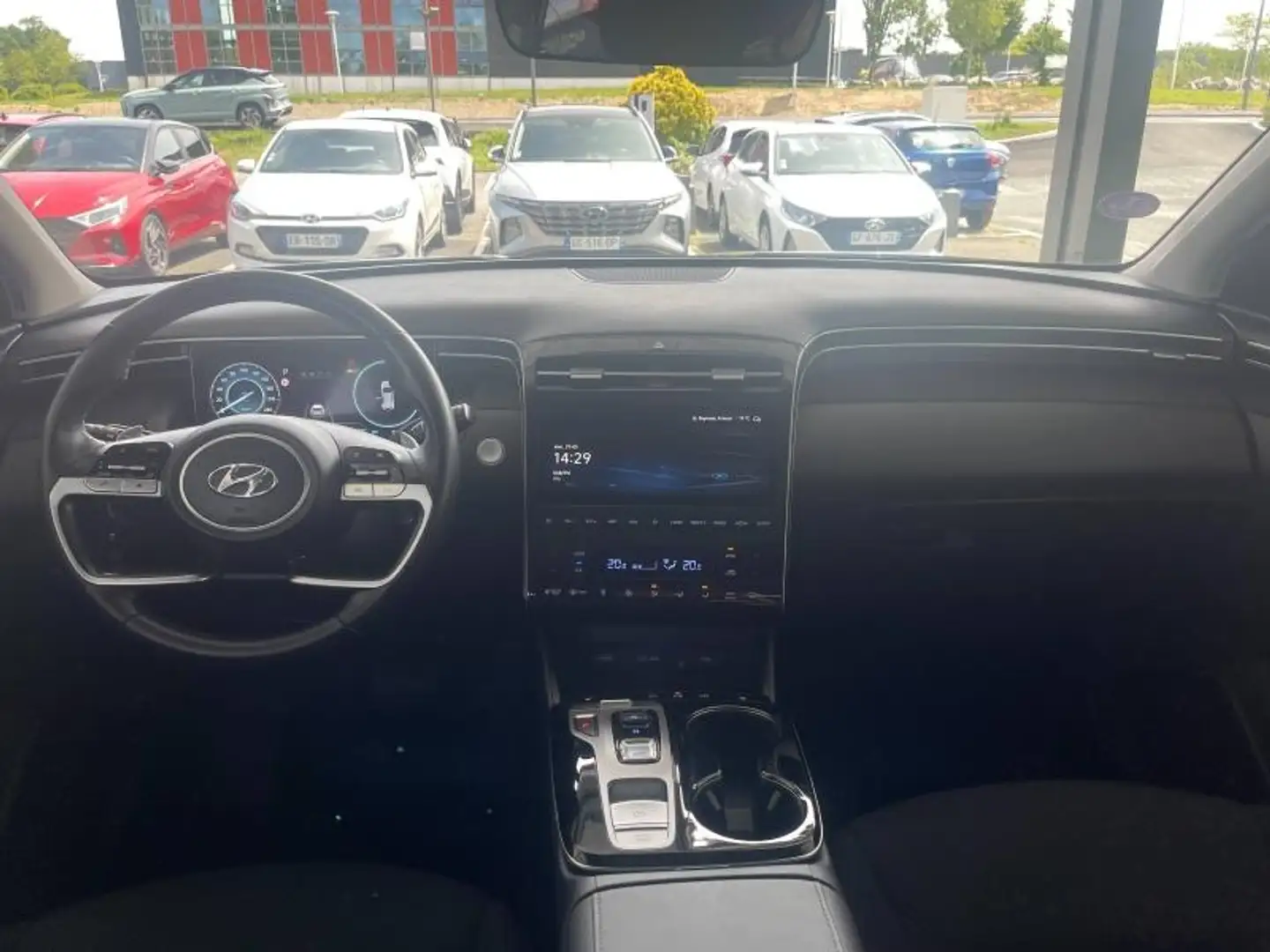 Hyundai TUCSON 1.6 T-GDi 230ch Hybrid Creative BVA6 Blanc - 2