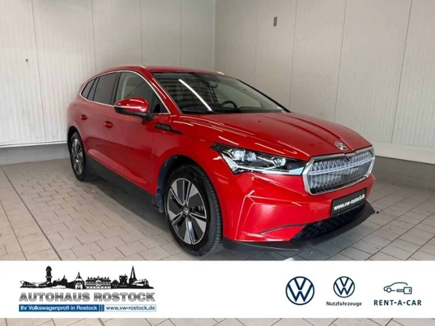 Skoda Enyaq 80 Suite ACC NAVI LED RFK KLIMAAUTO Rot - 1