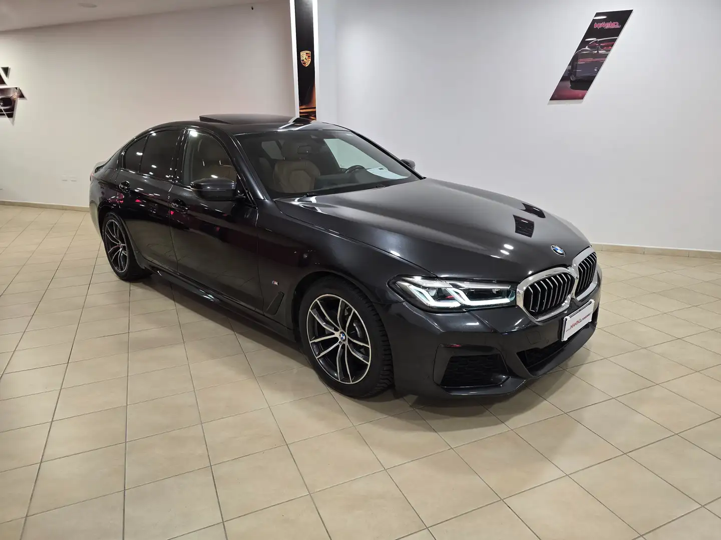 BMW 520 d 190 Cv mhev 48V Xdrive Msport Tetto pan. Full Gris - 1