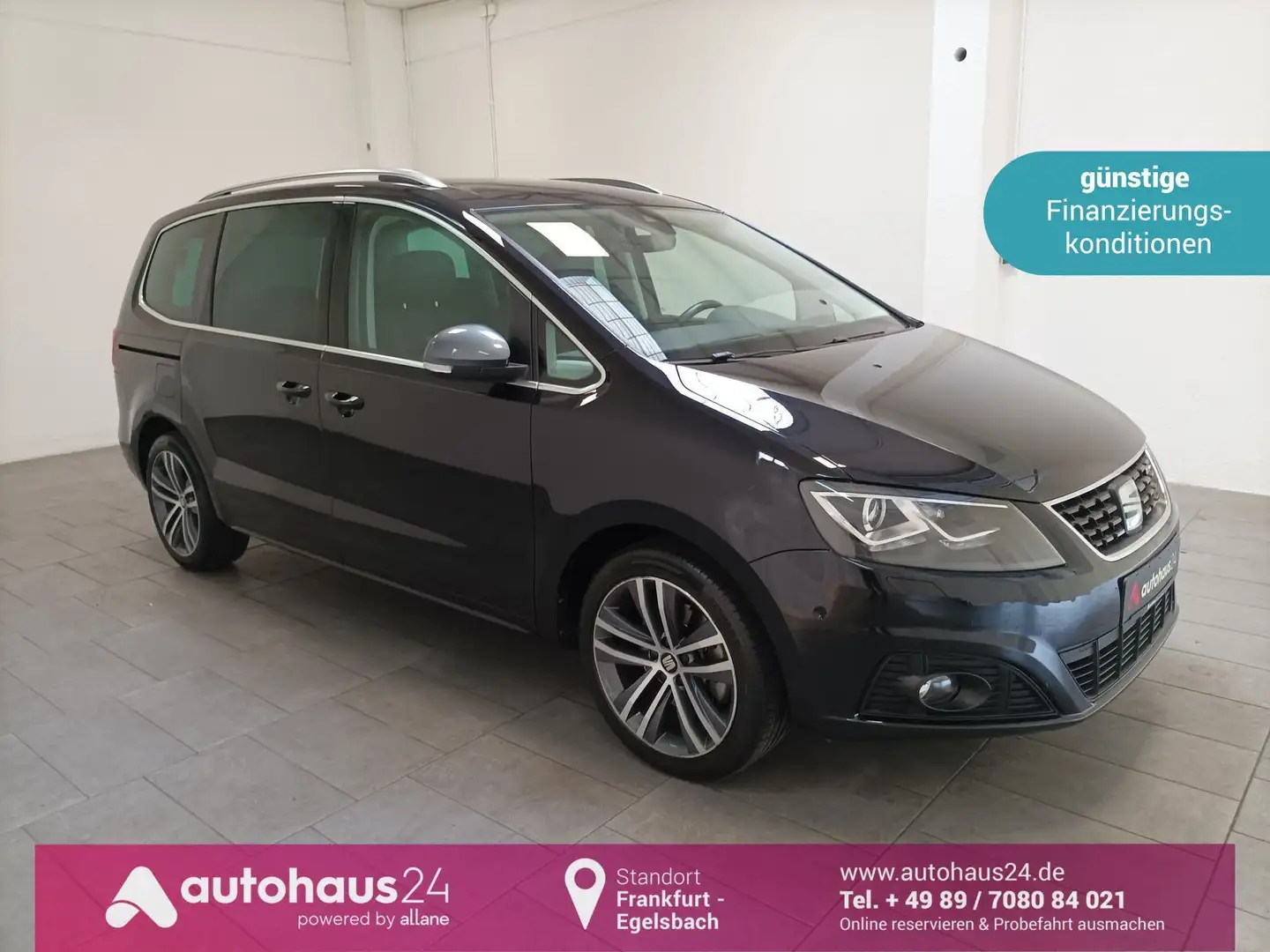 SEAT Alhambra 1.4 TSI FR-Line|7Sotze|AHK|Navi Schwarz - 1