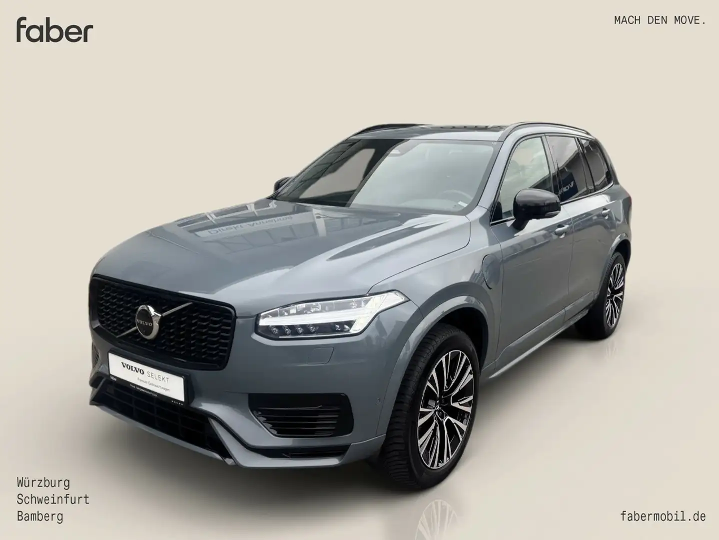 Volvo XC90 T8 AWD Plus Dark Recharge AWD Grau - 1