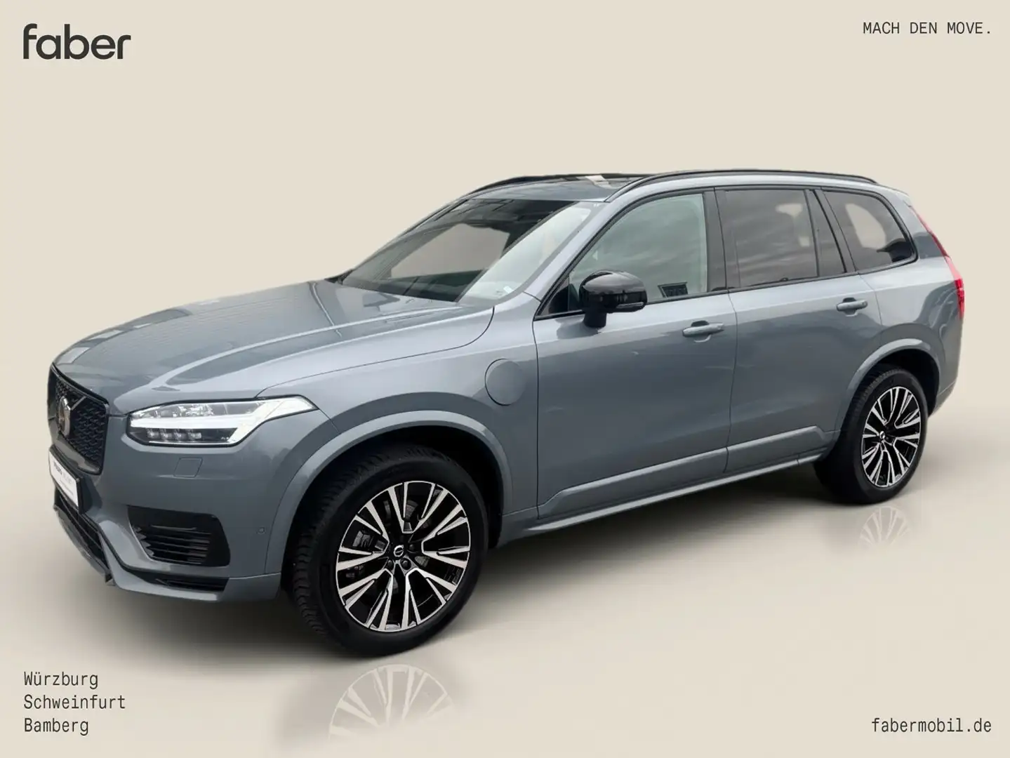 Volvo XC90 T8 AWD Plus Dark Recharge AWD Grau - 2