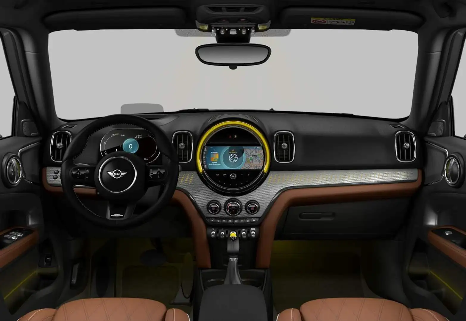 MINI Cooper S Countryman Mini 2.0 E ALL4 John Cooper Works Panoramadak | Ad Grijs - 2
