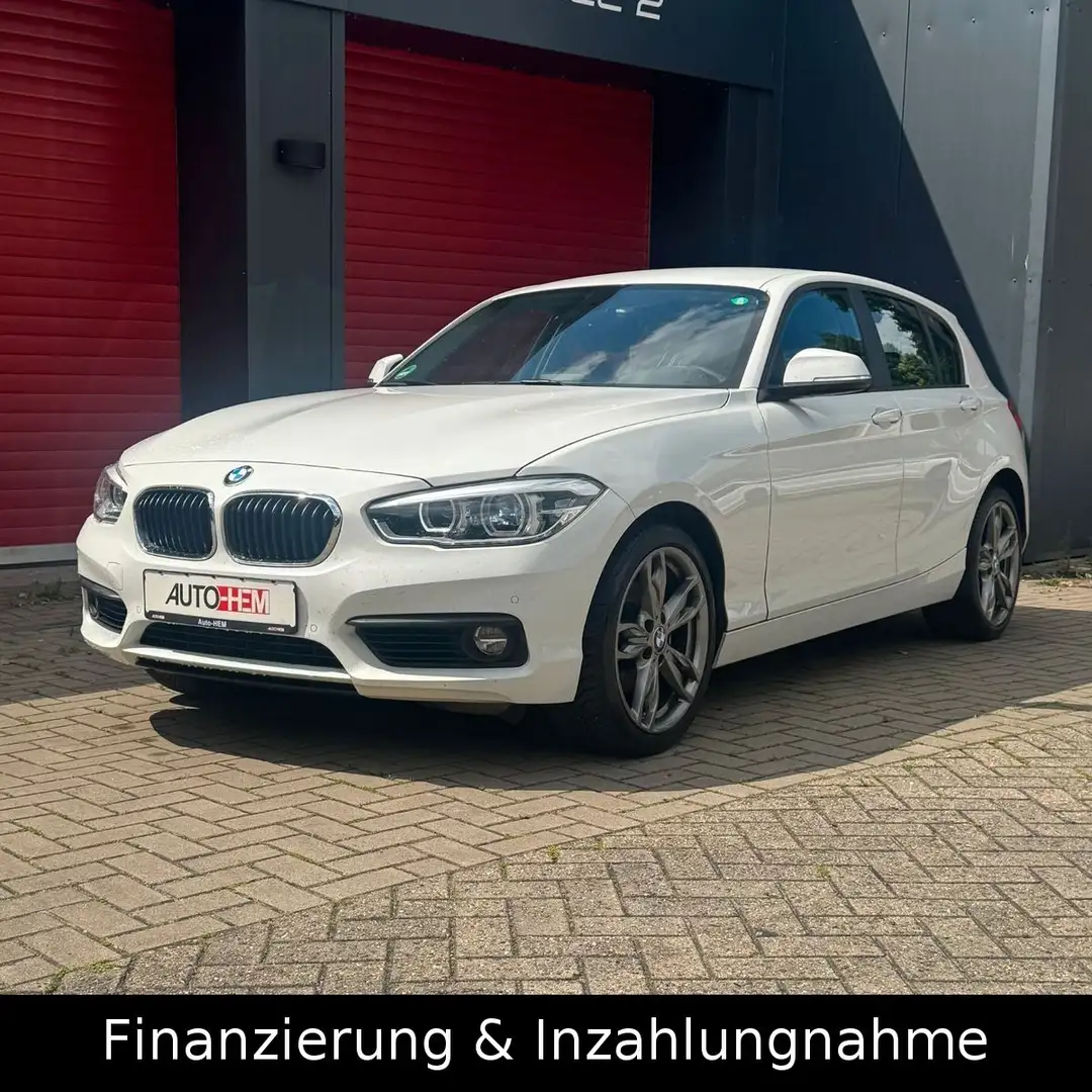 BMW 120 i Lim. 5-trg. Advantage LED Navi Sitzhzg PDC Blanc - 1
