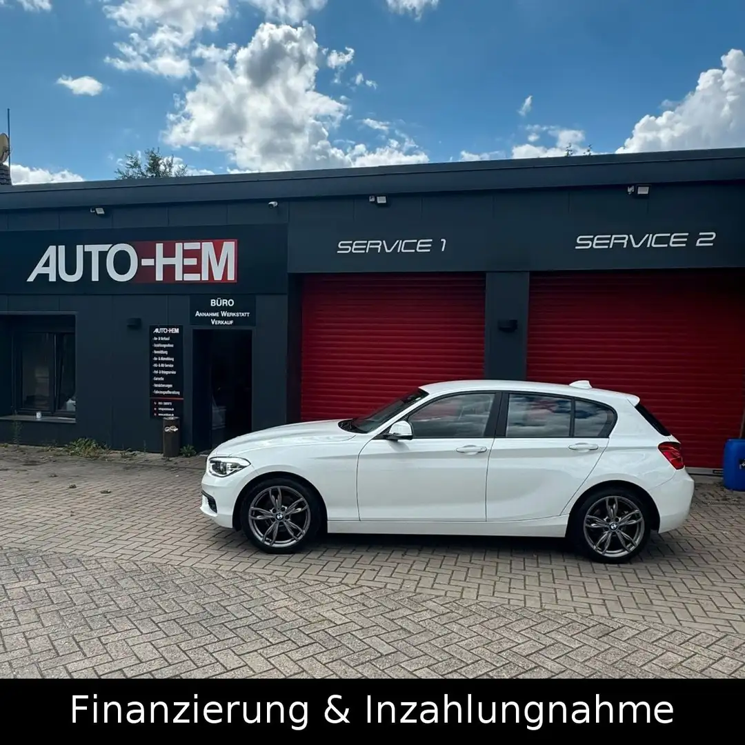 BMW 120 i Lim. 5-trg. Advantage LED Navi Sitzhzg PDC Blanc - 2