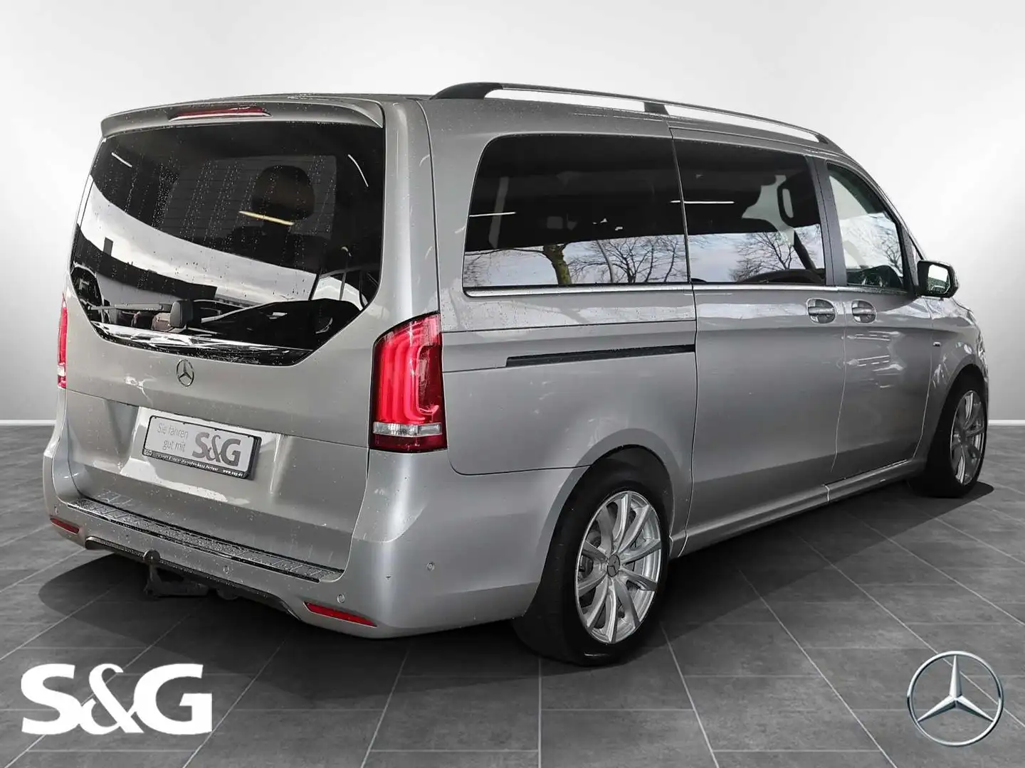 Mercedes-Benz V 250 d EXCLUSIVE ED. AMG PANO !NUR GEWERBE! Plateado - 2
