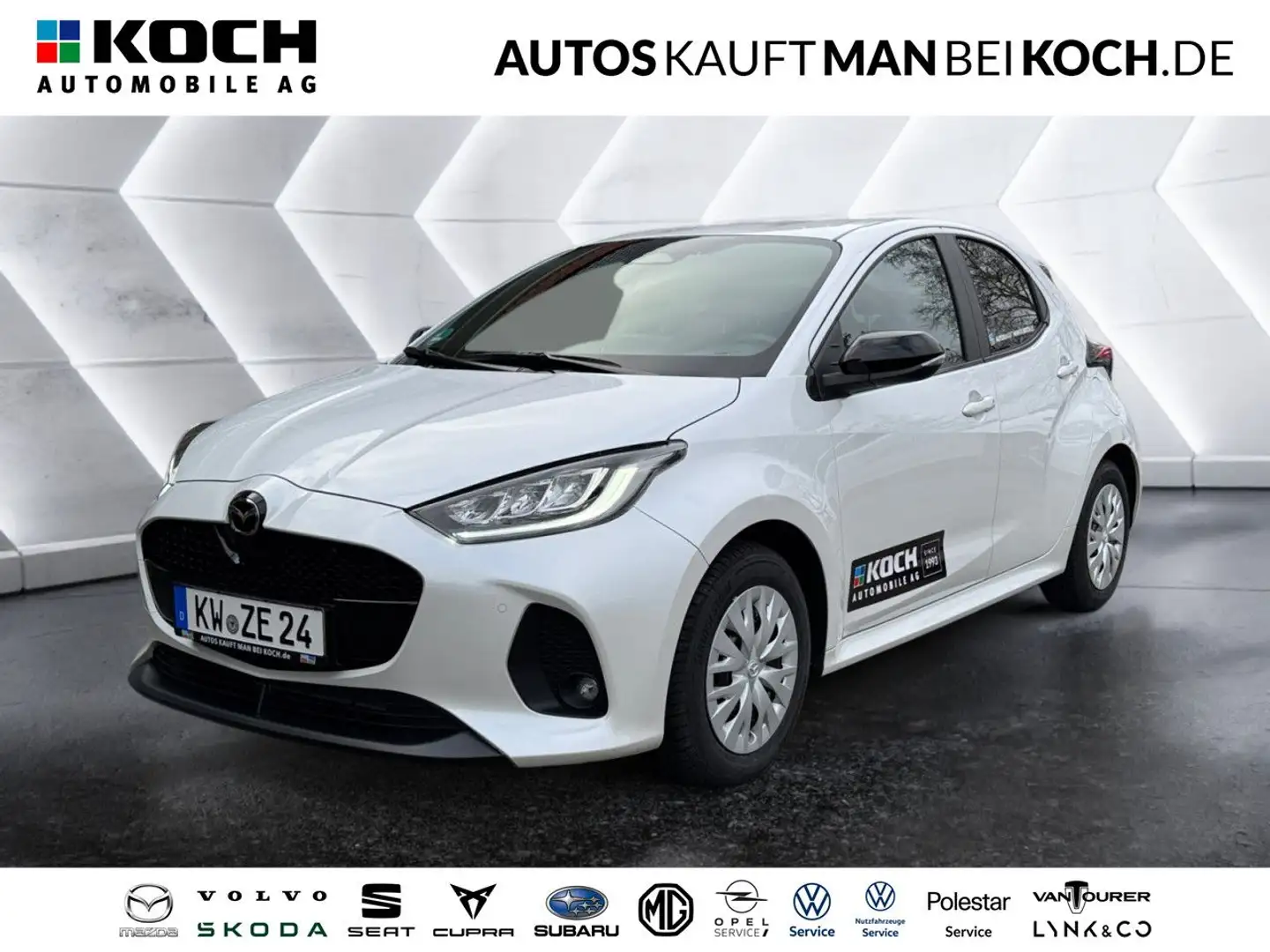 Mazda 2 Hybrid 1.5 VVT-i 116 CVT HOMURA Bluetooth LED Weiß - 1