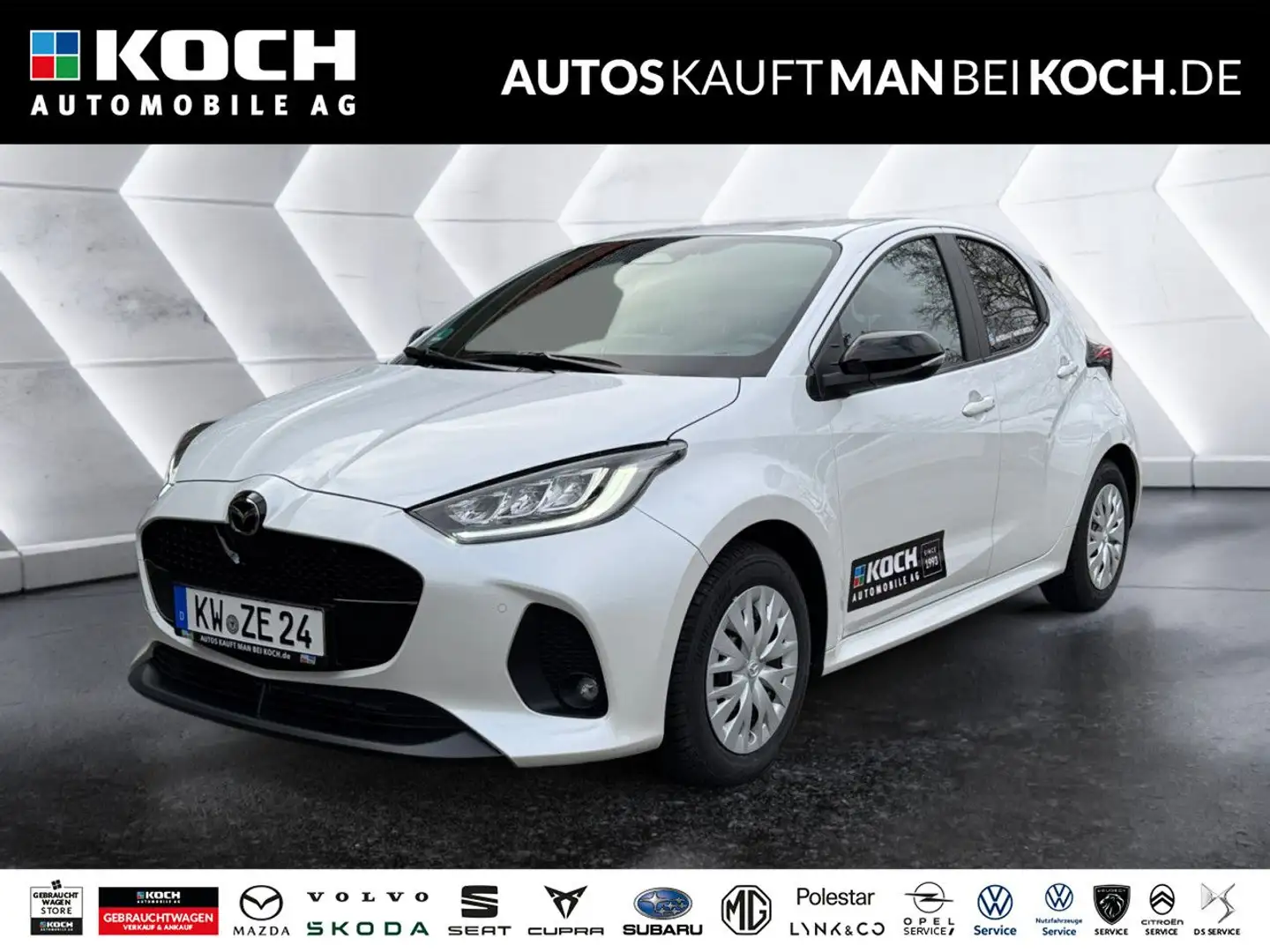 Mazda 2 Hybrid 1.5 VVT-i 116 CVT HOMURA M+S inkl. LED Weiß - 1