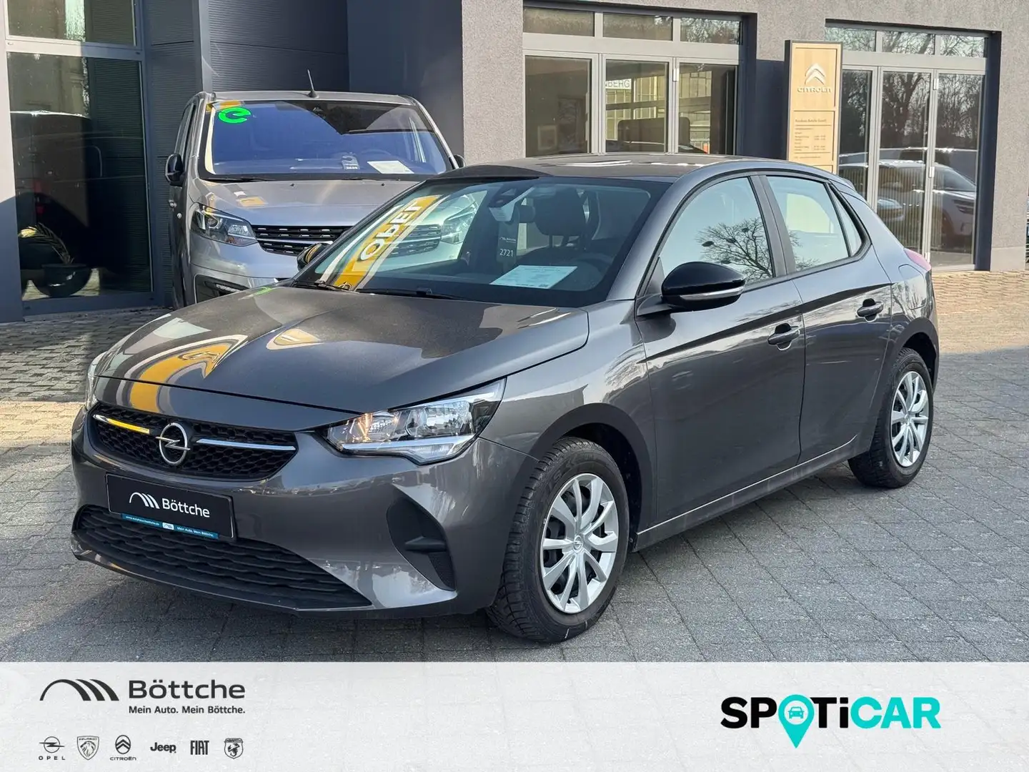 Opel Corsa F Edition 1.2 - KLIMA/FSE/ISOFIX/PDC Grau - 1
