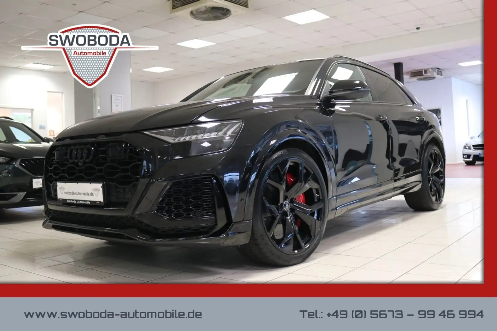 Audi RS Q8 Luft Keramik Pano STHZ AHK HUD 360 Nachtsic Negro - 1