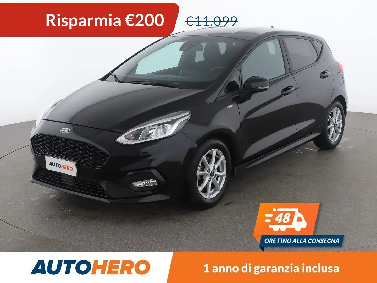 Ford Fiesta 1.1 ST-Line 85 CV Nero - 1