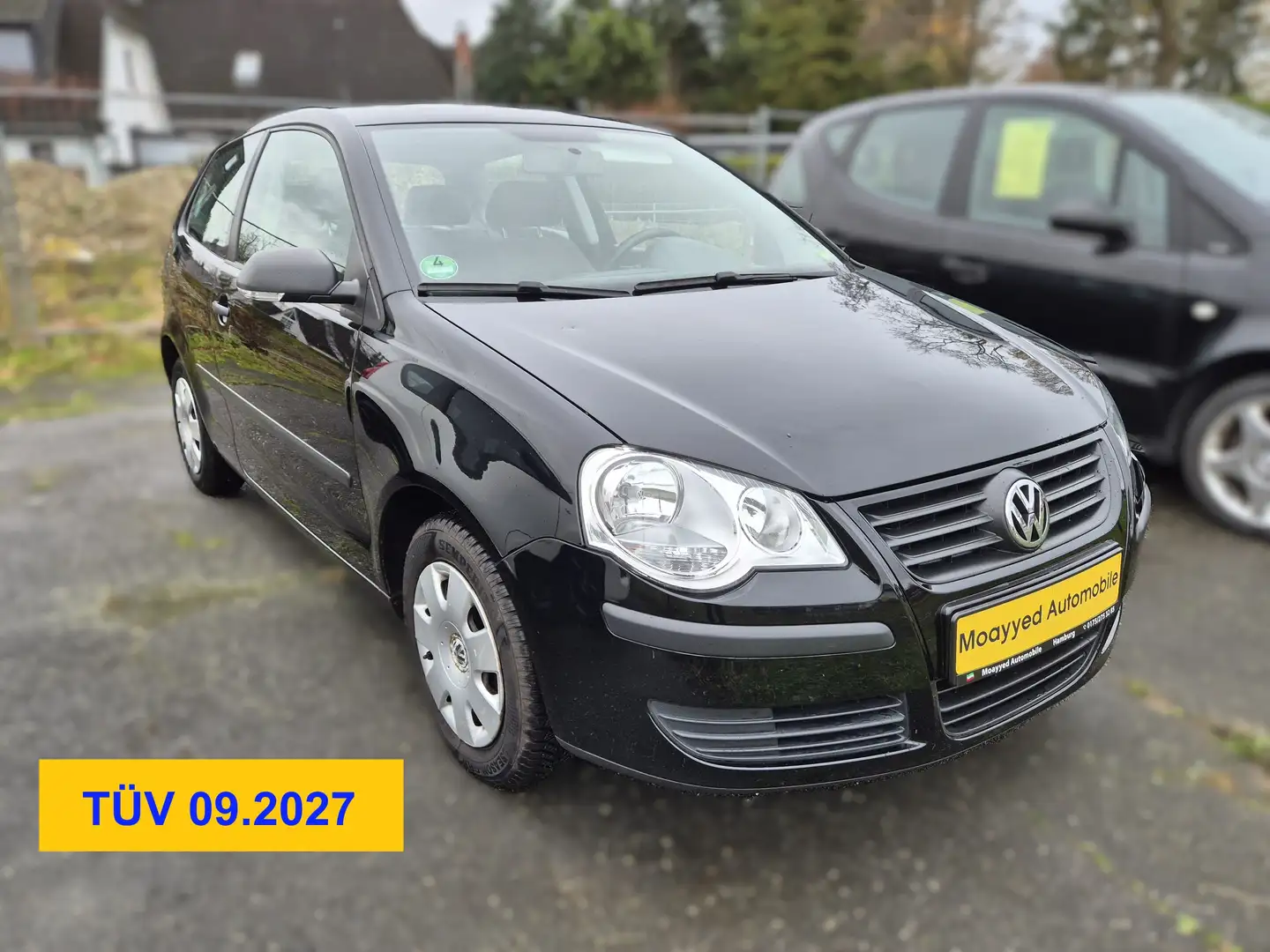 Volkswagen Polo Trendline 1.2 Klima HU/AU 09.27 volles Serviceheft Schwarz - 1