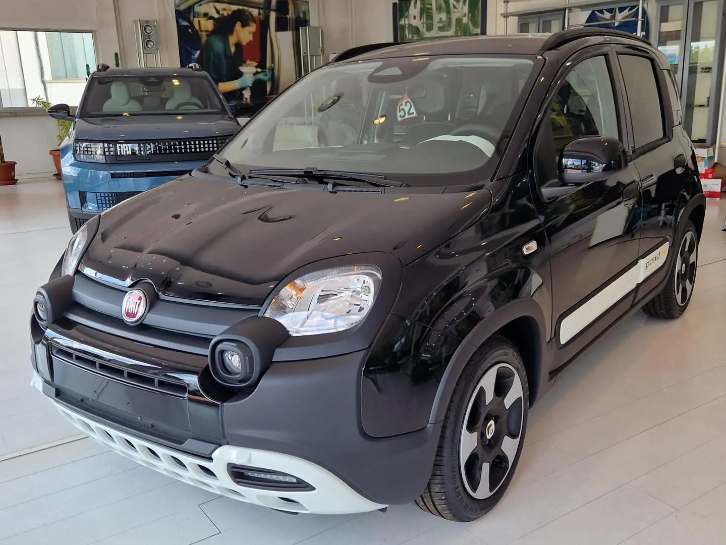 Fiat Panda Pandina III 2024 Pandina 1.0 firefly hybrid s Nero - 2