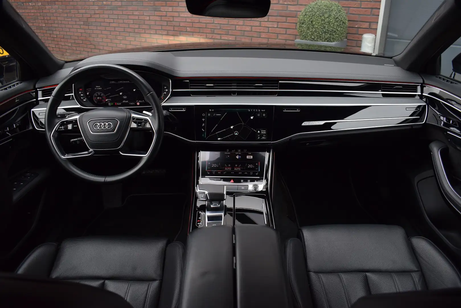 Audi A8 Lang 50 TDI 286pk Quattro | Luchtvering | 4-wielbe Noir - 2