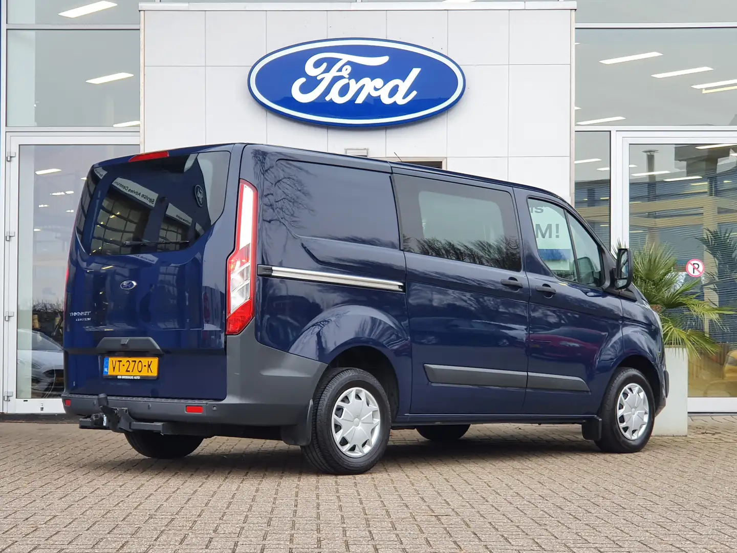 Ford Transit Custom 270 2.2 TDCI 6 versn. Airco | Camera | Parksens. V Blauw - 2