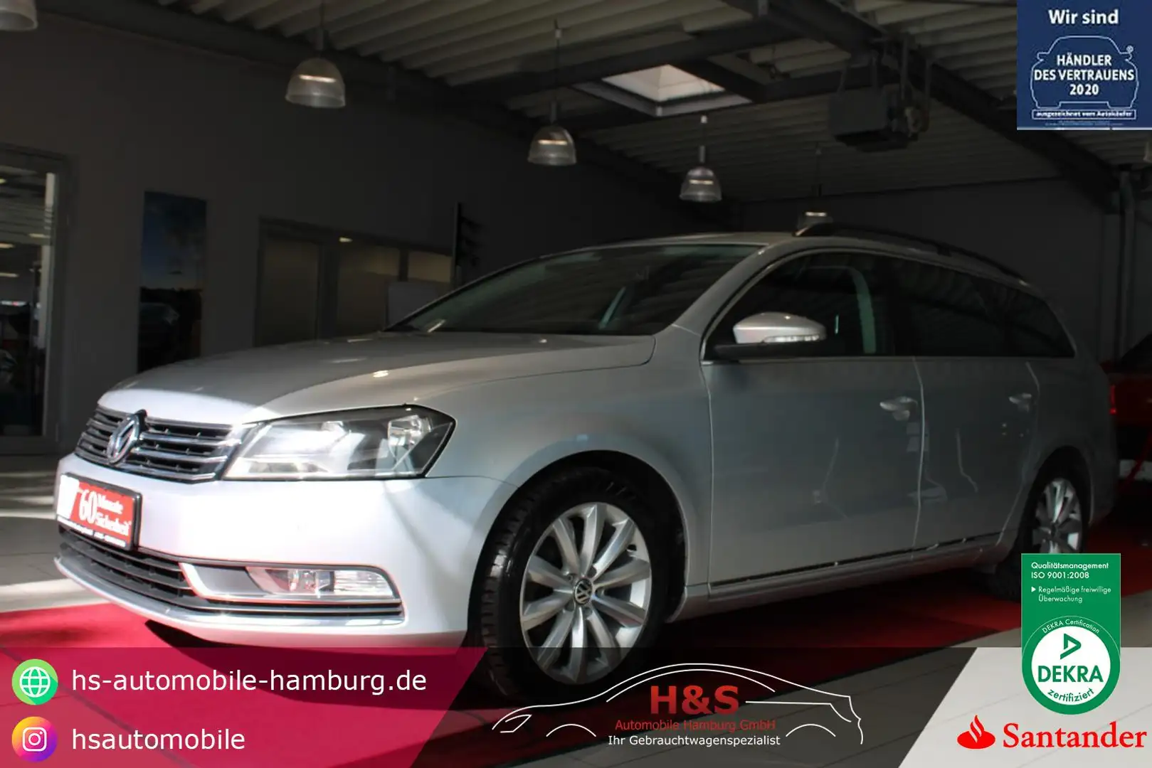 Volkswagen Passat Variant Comfortline BlueMotion Argent - 1