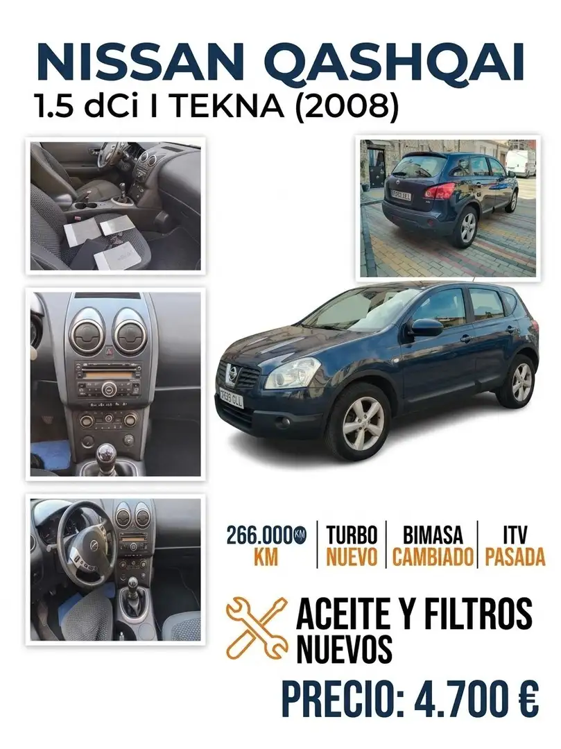 Nissan Qashqai 1.5dCi Tekna 4x2 - 1