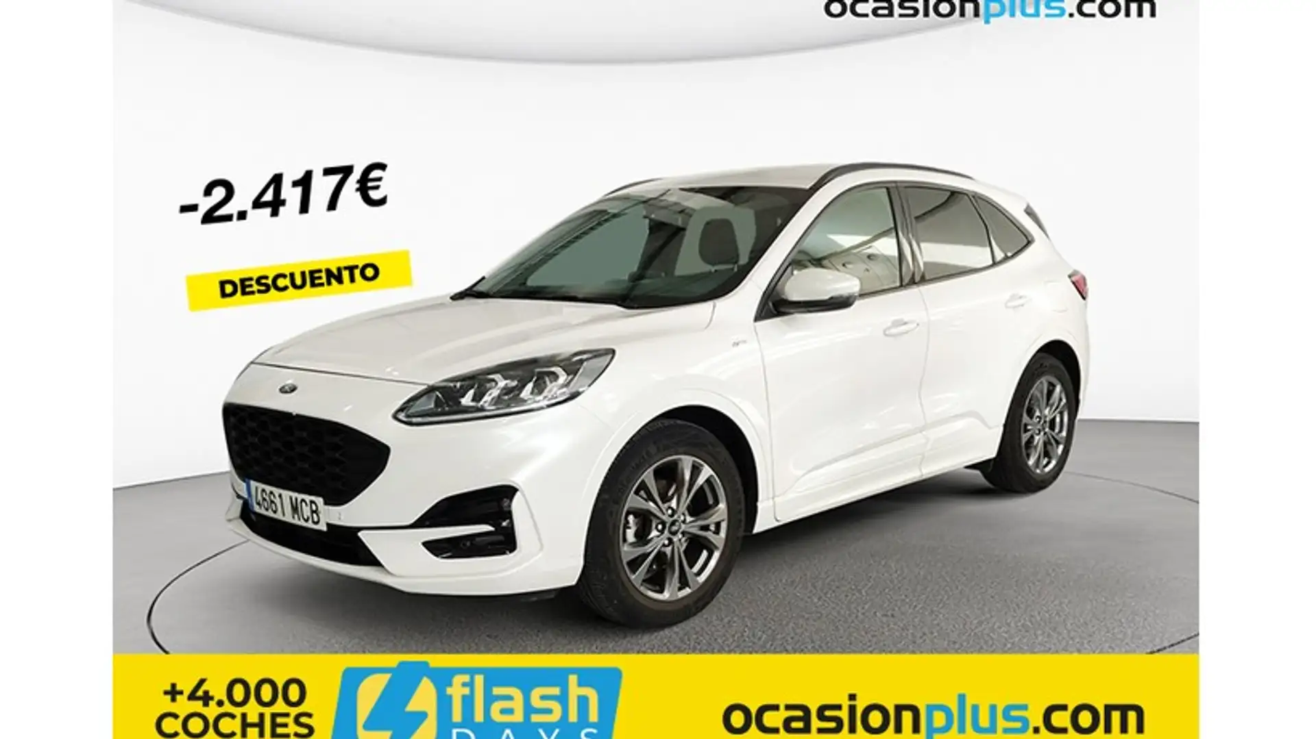 Ford Kuga 1.5 EcoBlue ST-Line FWD 120 Blanc - 1