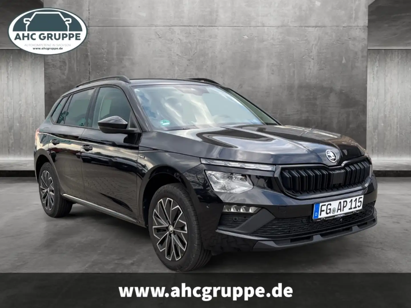 Skoda Kamiq 1.0 TSI 85kW EU6e Drive 7-Gang-DSG, Navi, Fahreras Zwart - 2