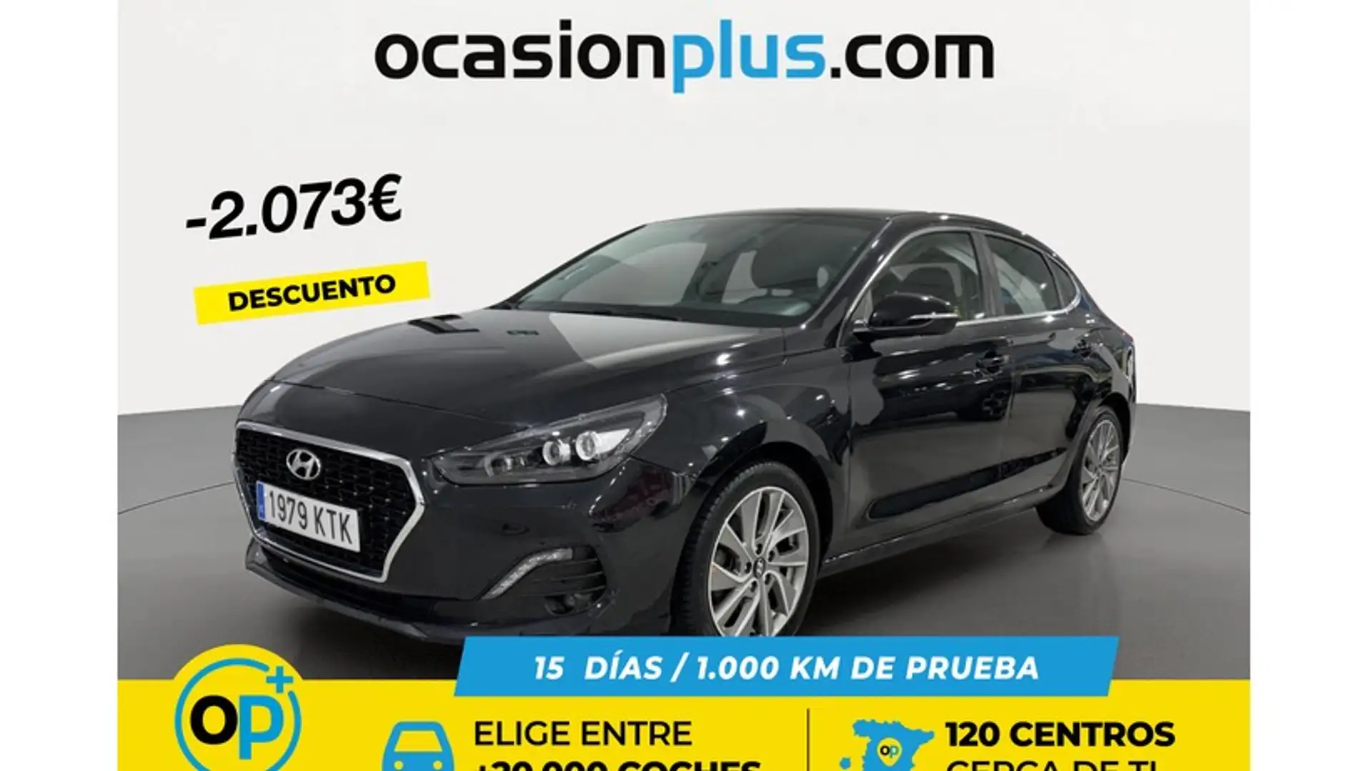 Hyundai i30 FB 1.0 TGDI Tecno 120 Negro - 1