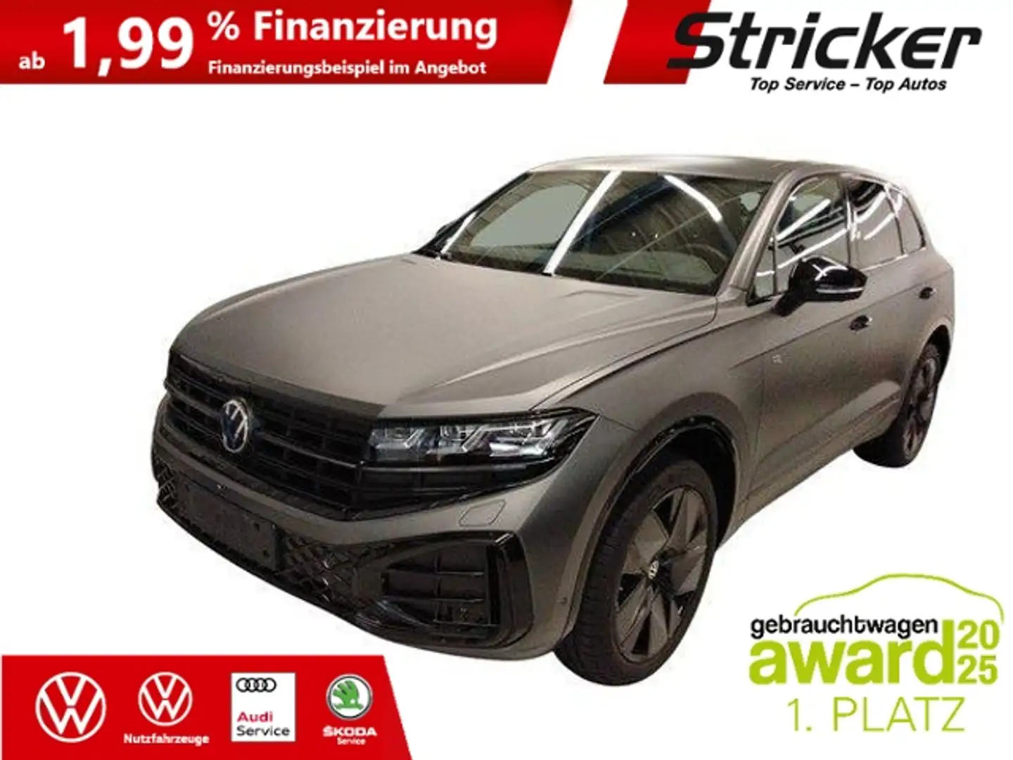 Volkswagen Touareg R-Line 3.0TDI 560,-ohne Anzahlung Neu 113.460,- Grijs - 2