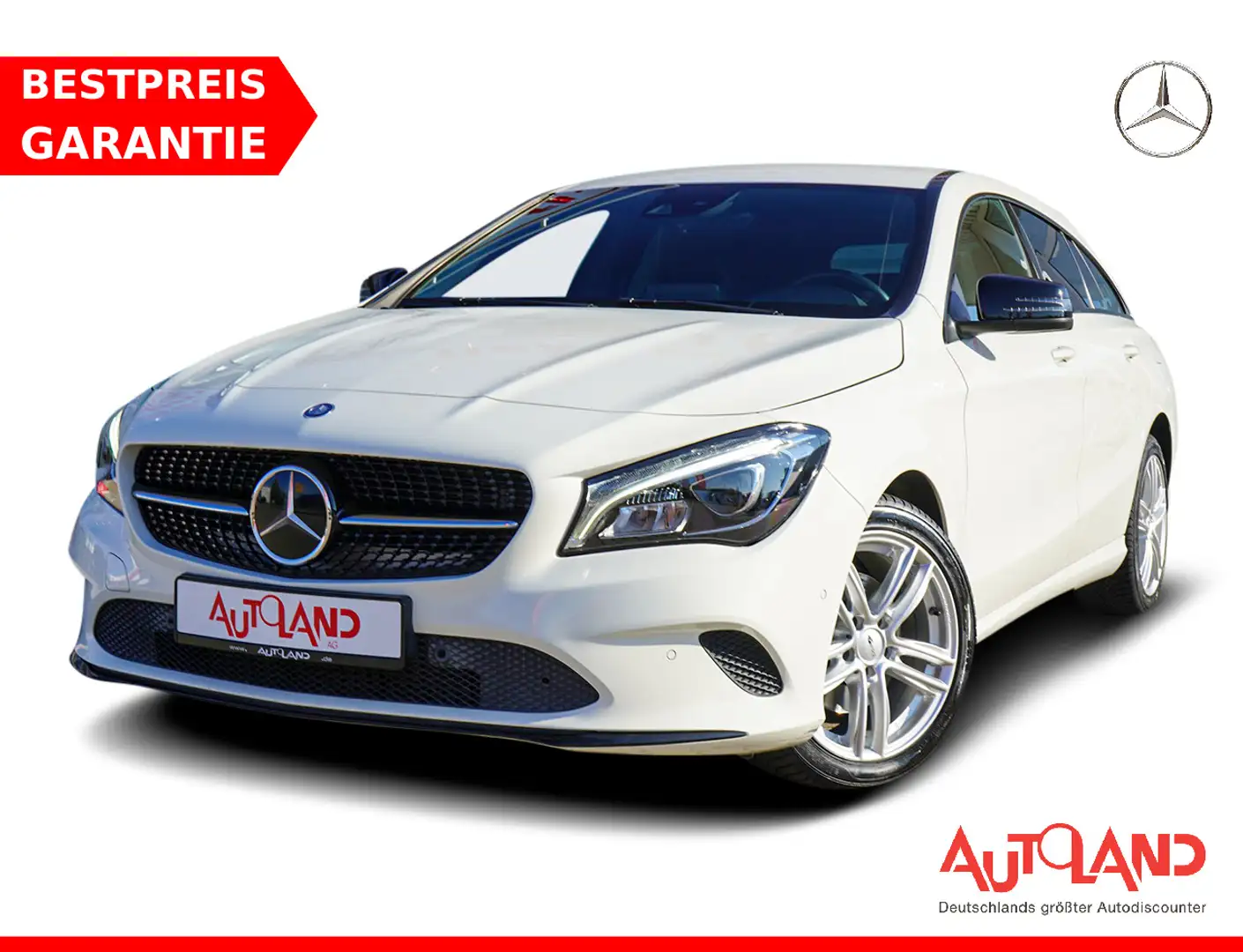 Mercedes-Benz CLA 200 Shooting Brake Urban LED Navi Kamera ACC Blanc - 1
