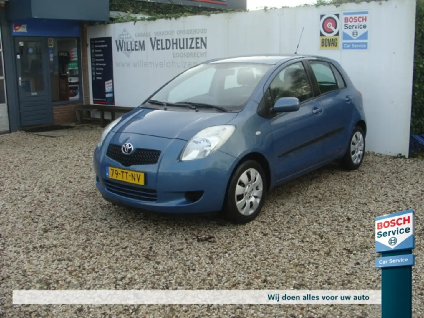Toyota Yaris 1.3 16V VVT-I Automaat 5drs Sol, via oude dame Bleu - 1