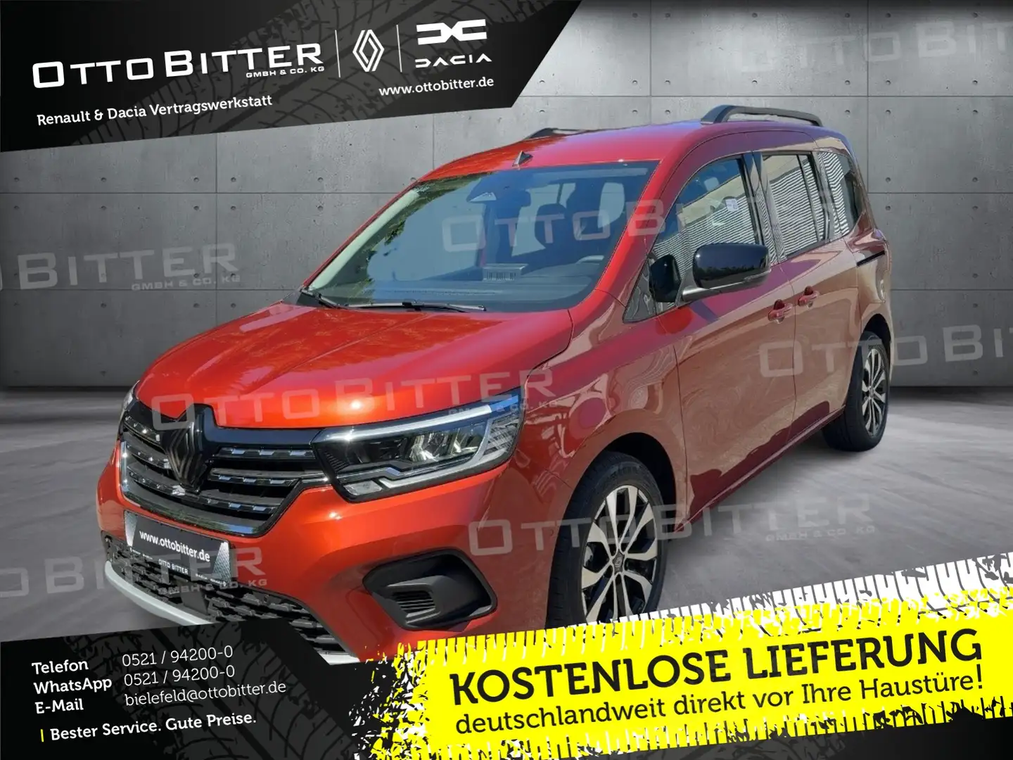 Renault Kangoo Techno TCe130 EDC SITZH/ALU/ALU/EASY-LINK Brown - 1