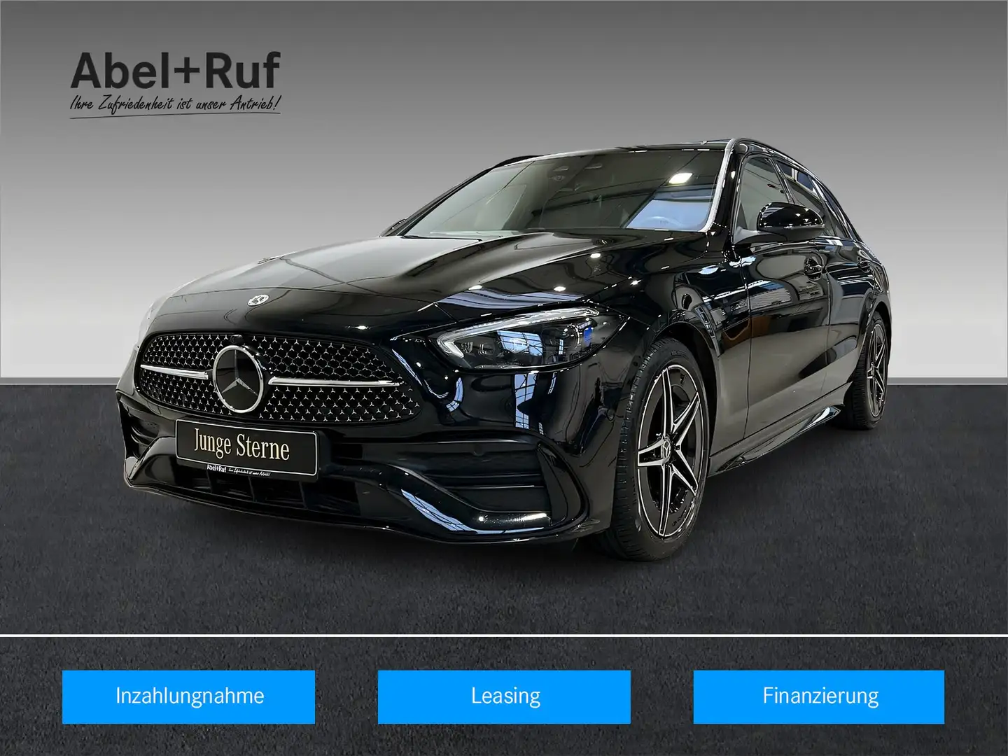 Mercedes-Benz C 220 d 4M T-Modell AMG+DIGITAL+DIST+Kam+Ambi+AHK Schwarz - 1