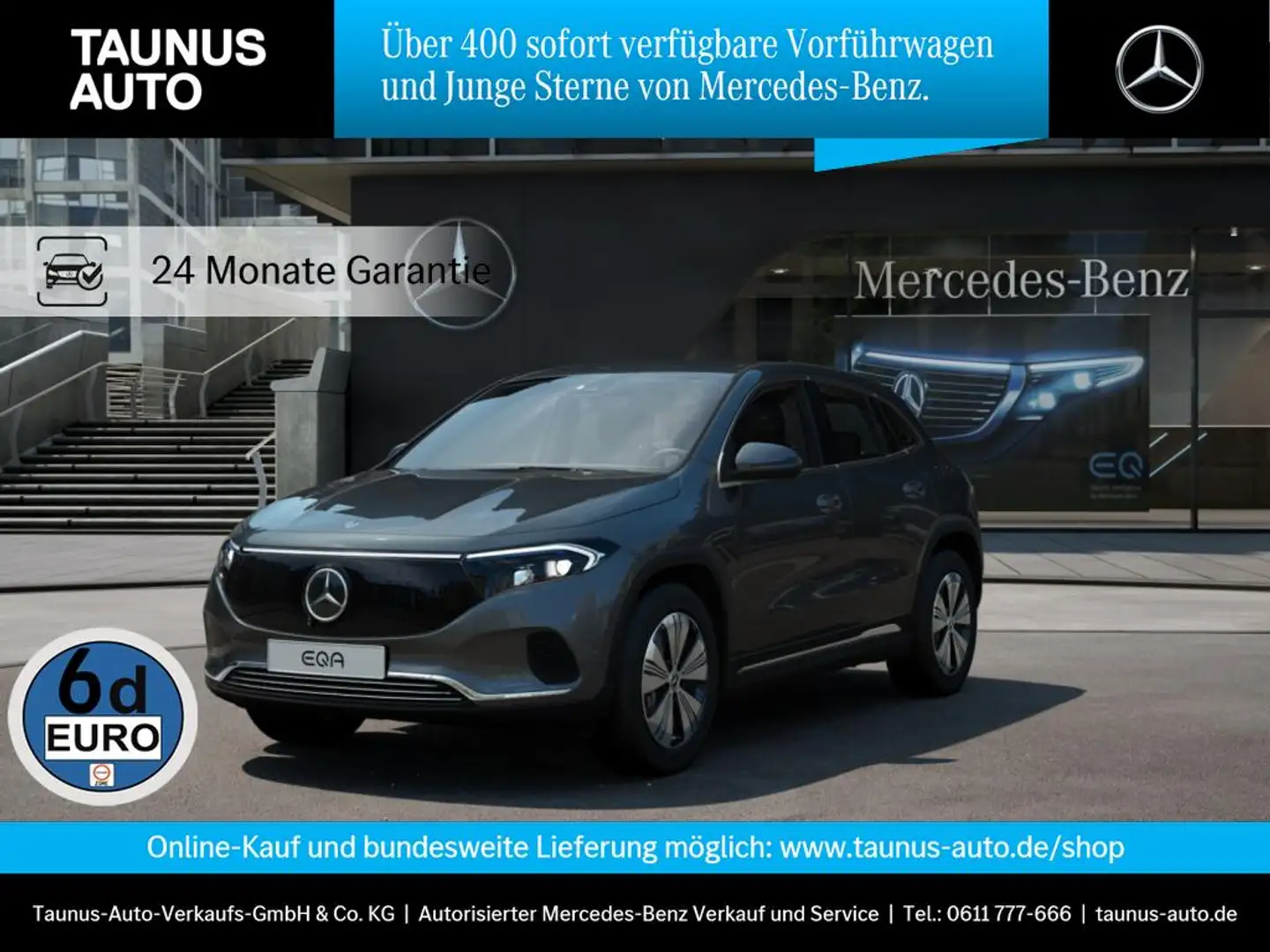 Mercedes-Benz EQA 4M PROGRESSIVE DISTRONIC 360KAMERA LED Grijs - 1