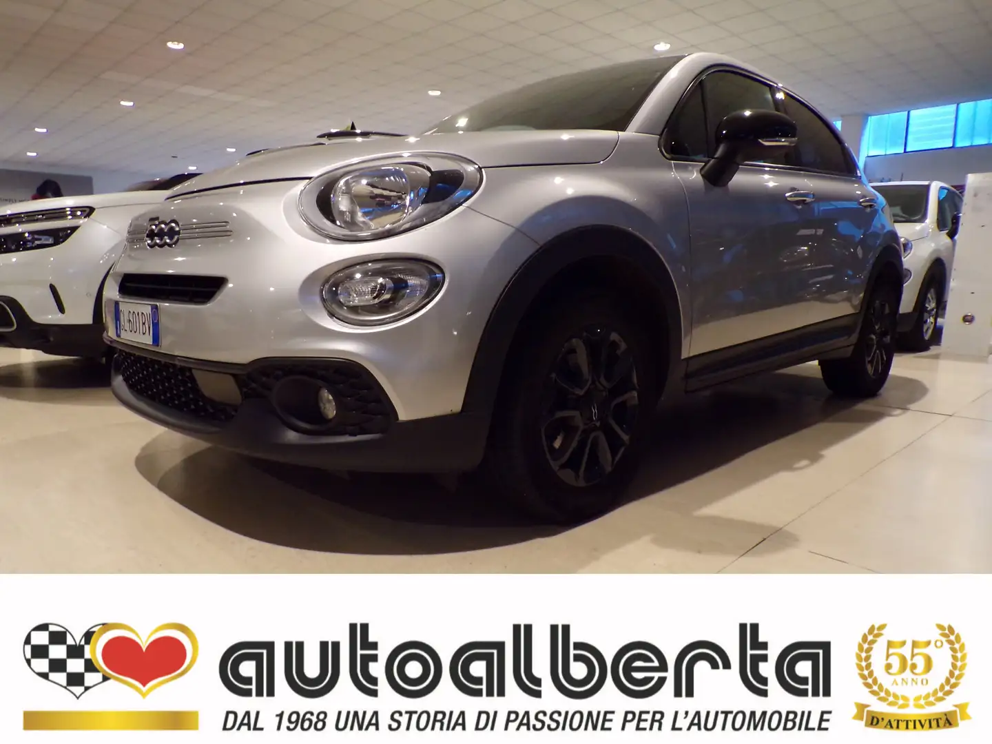 Fiat 500X Club 1.3 Multijet 95cv Argent - 1