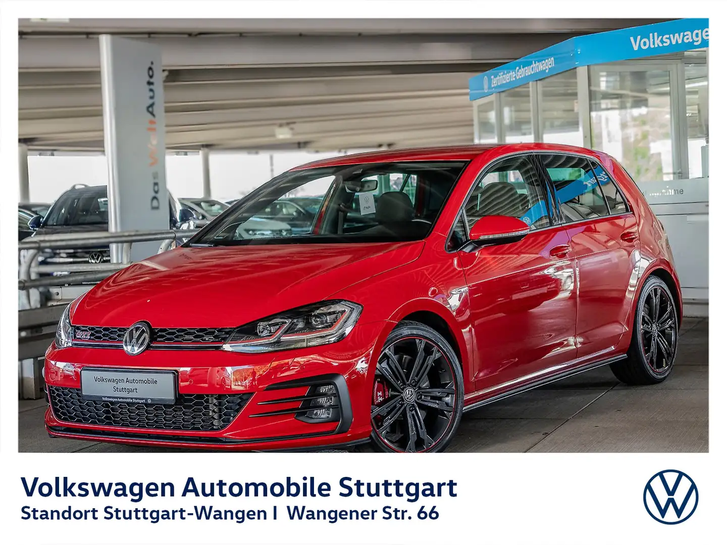 Volkswagen Golf GTI 2.0 TSI DSG Navi Kamera LED ACC SHZ Rood - 1