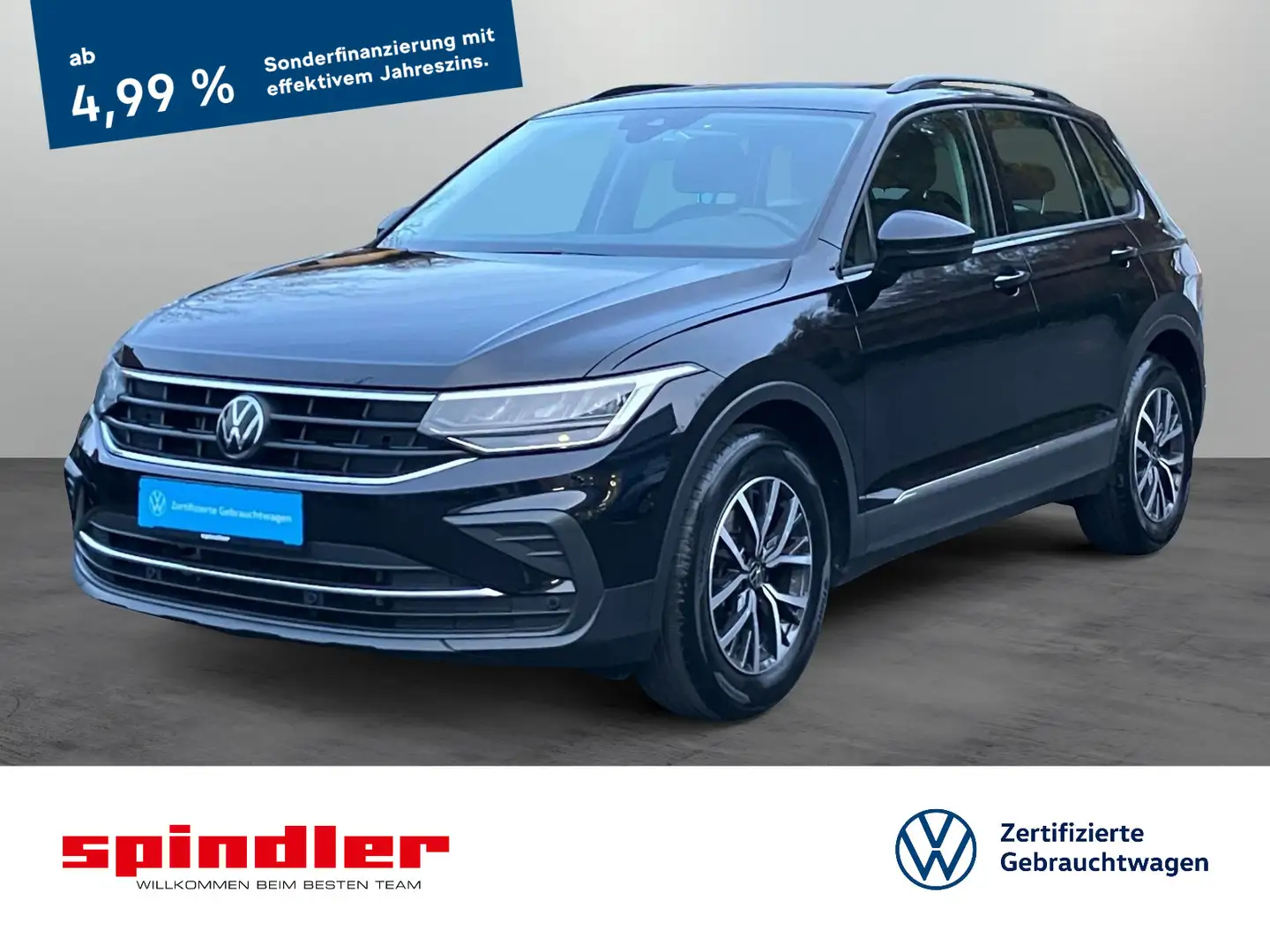Volkswagen Tiguan Life 2.0TDI DSG/ Navi, AHK, RFK, LED, ACC Schwarz - 1