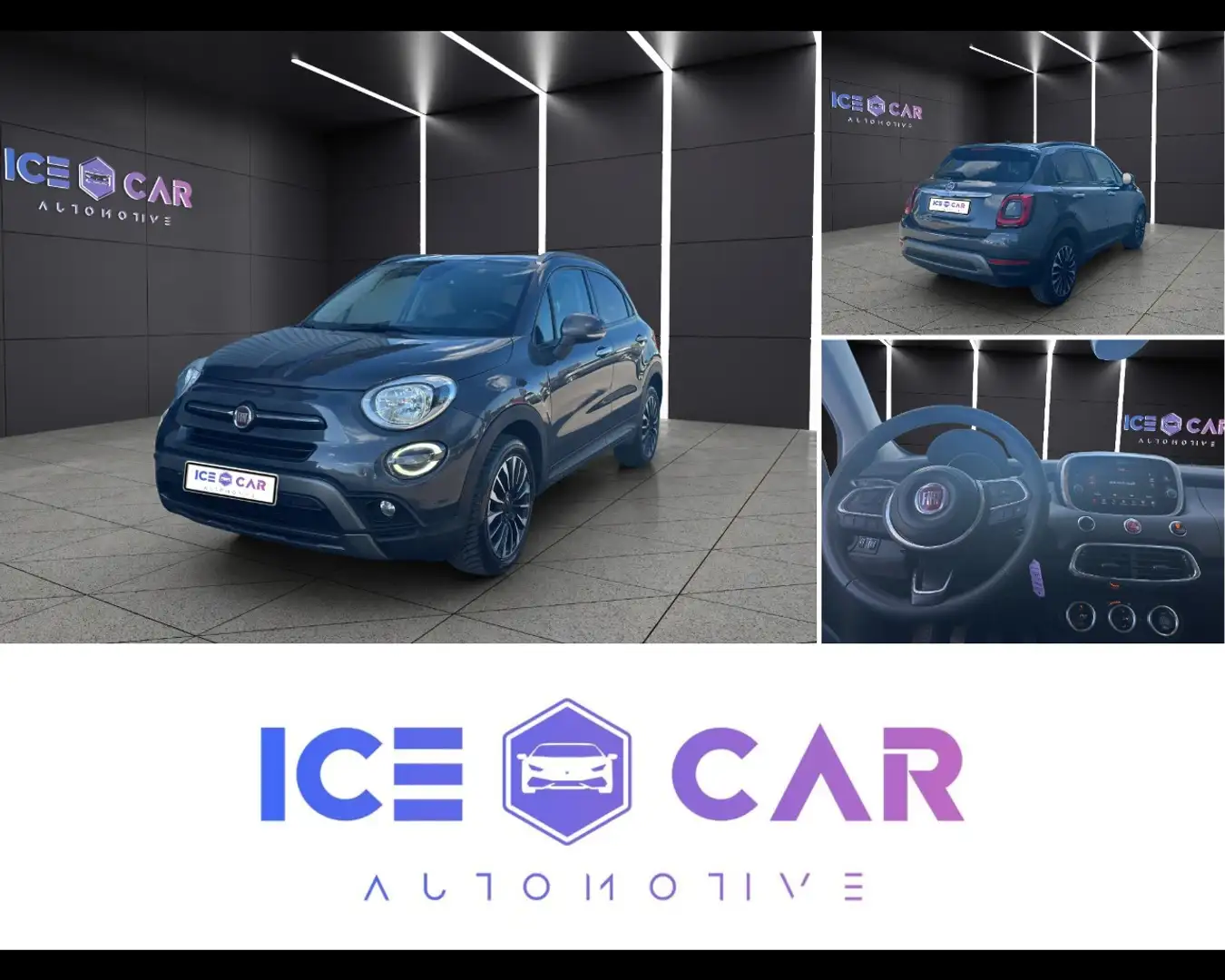 Fiat 500X - 500X 1.6 MultiJet 130 CV Cross Grijs - 1