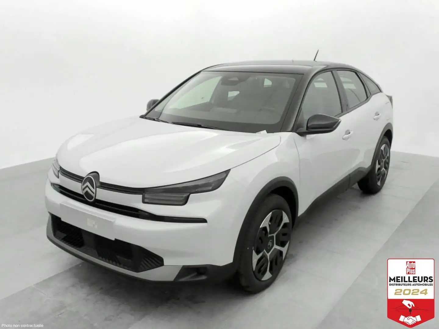 Citroen C4 Hybride 136 e-DCS6 Plus Blanc - 1