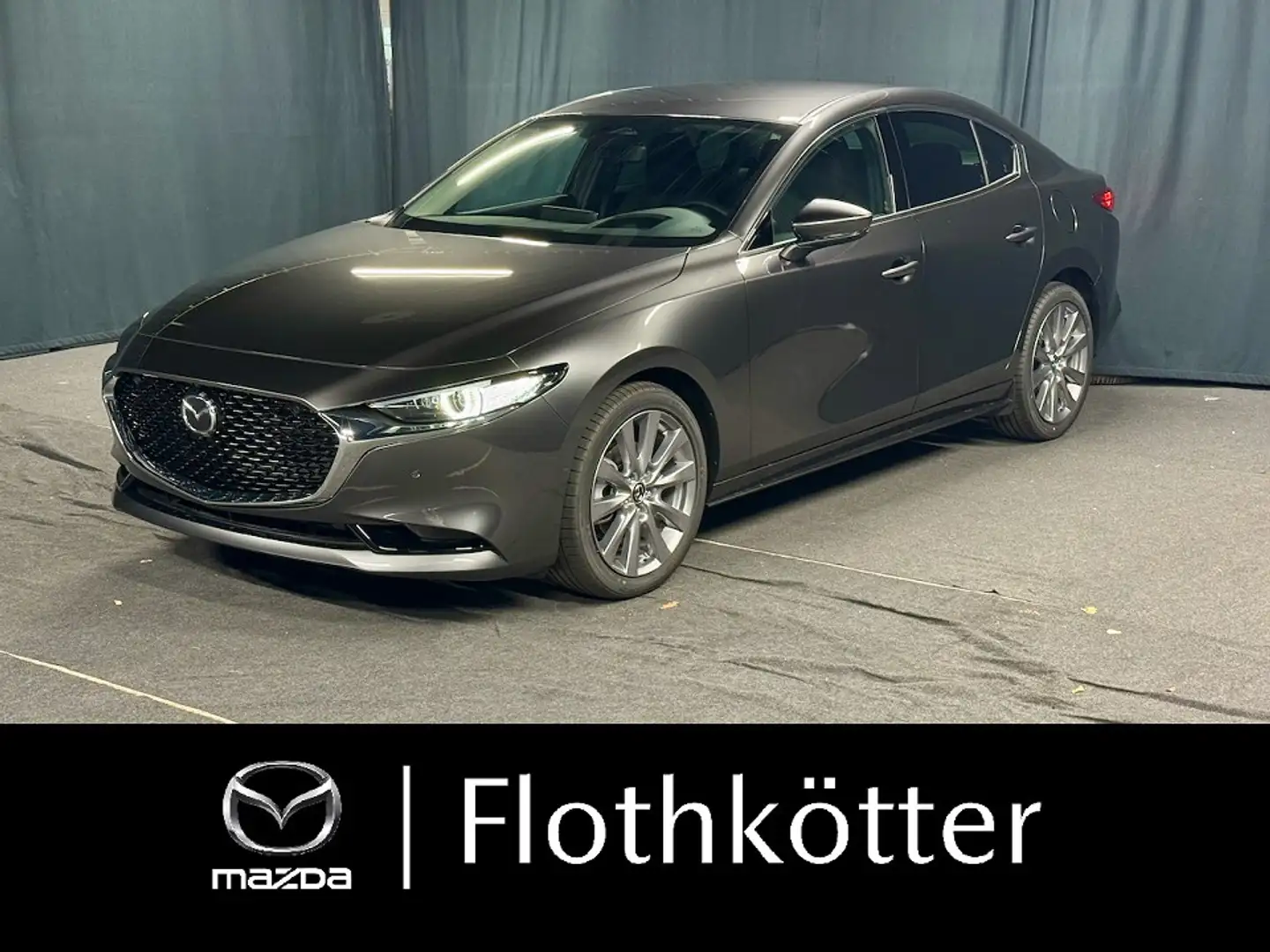 Mazda 3 FB G140 AUTO EXCLUSIVE-LINE*MATRIX*BOSE*360° Gris - 1