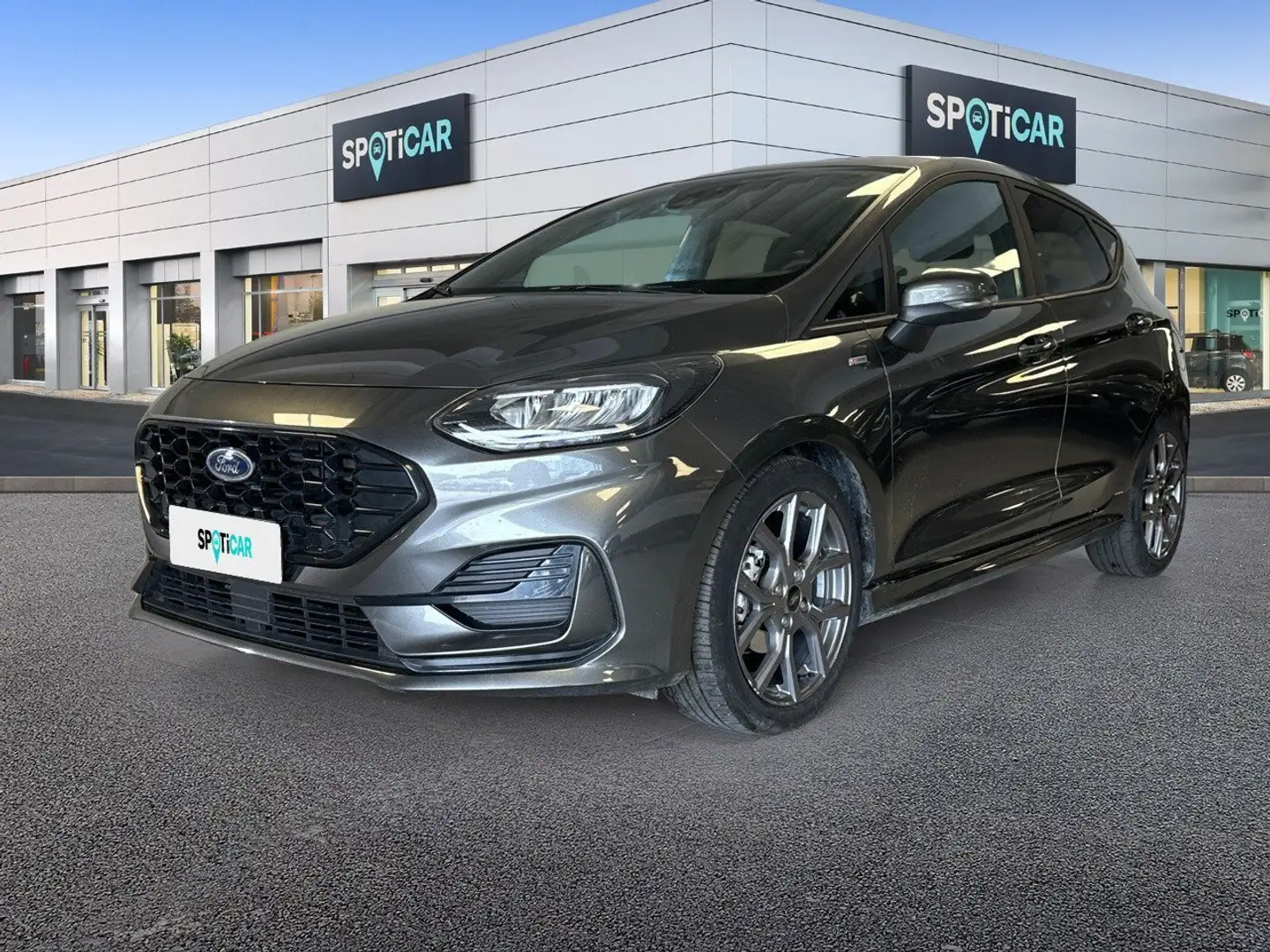 Ford Fiesta 1.0 EcoBoost Hybrid 125CV ST-Line Grau - 1
