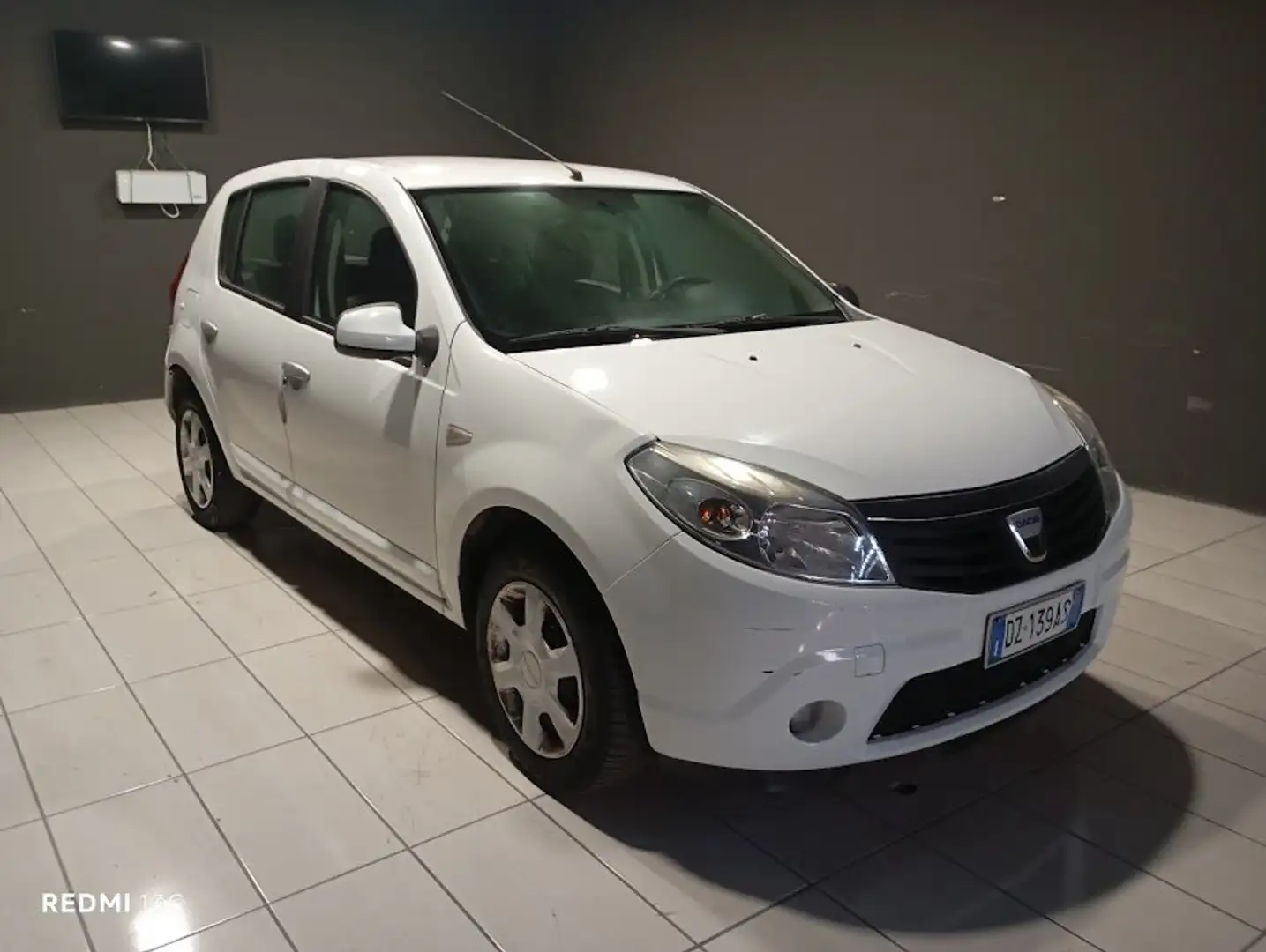 Dacia Sandero Sandero I 2008 1.4 8v Ambiance Gpl Bianco - 1