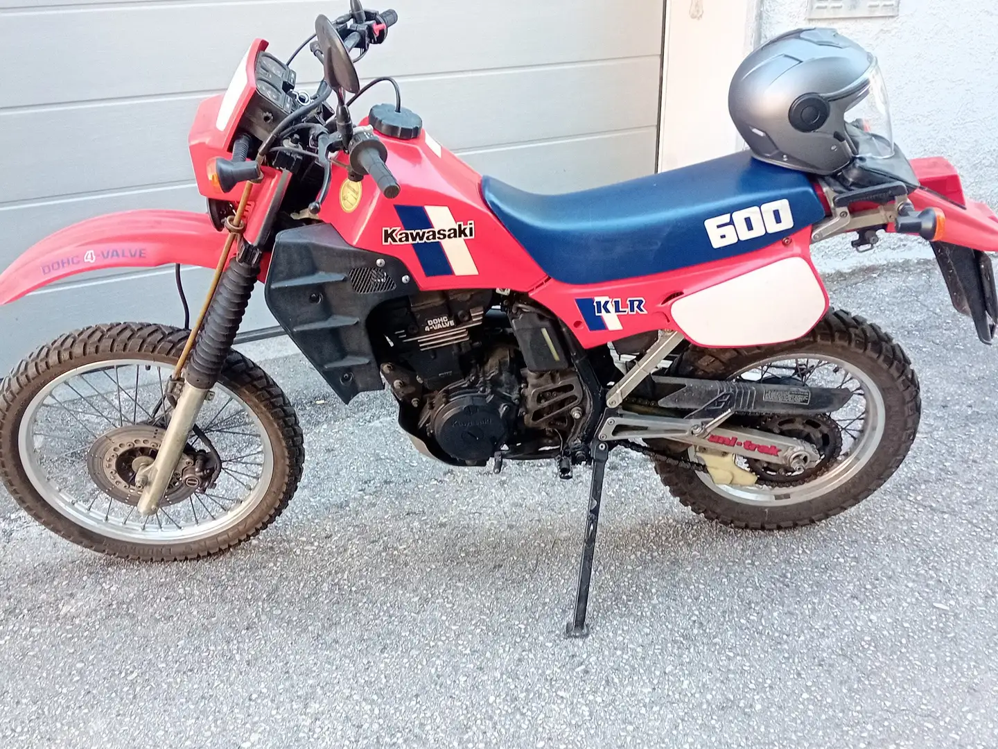 Kawasaki KLR 600 Enduro Rosso - 1