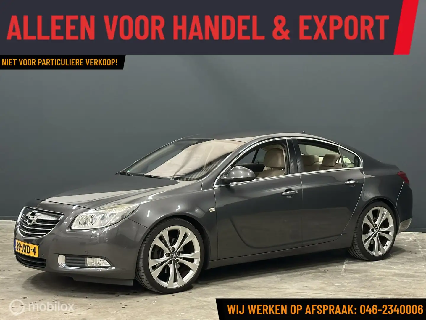 Opel Insignia 2.0 T 221pk ( MOTORSCHADE ) Grijs - 1