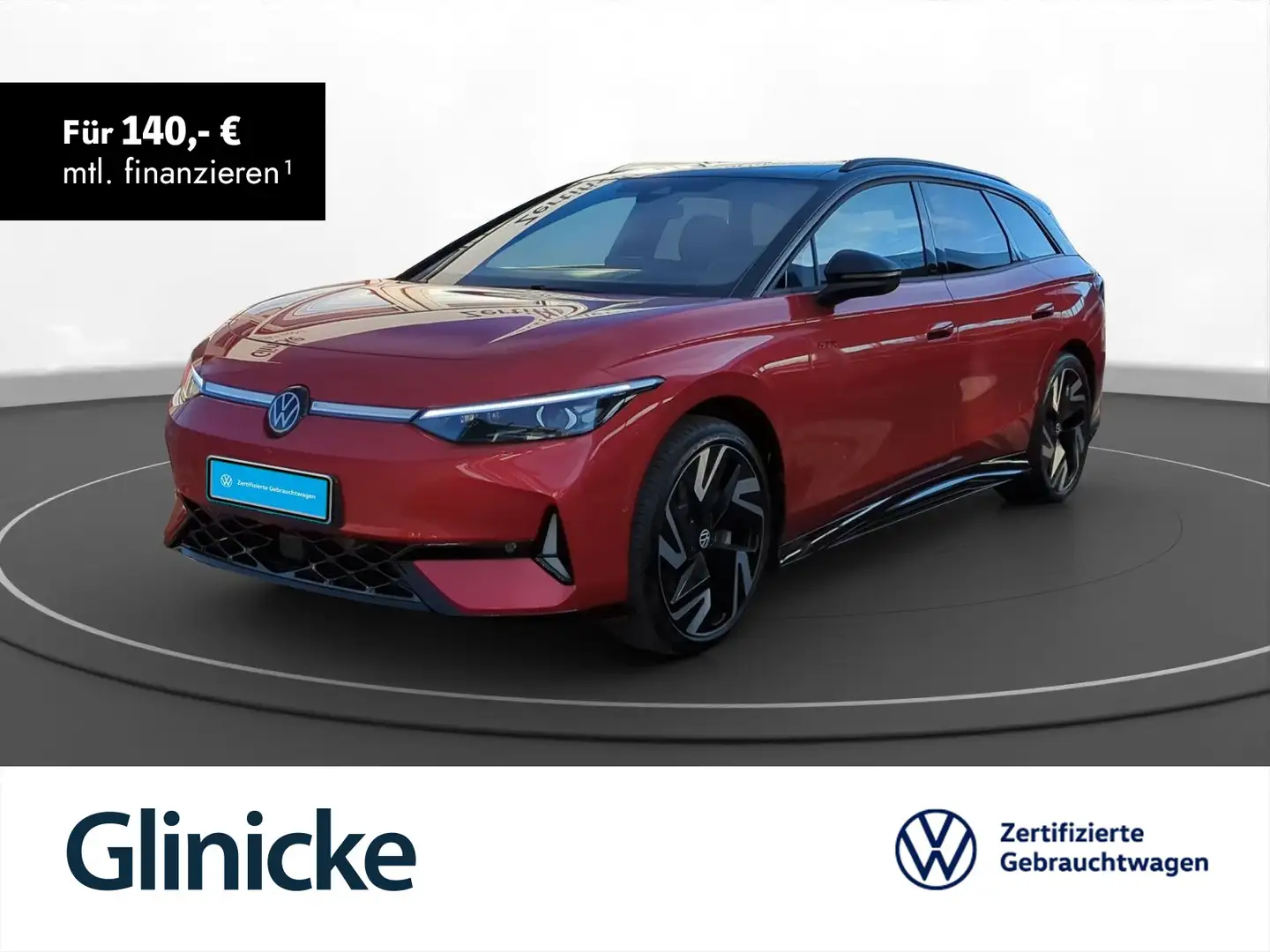 Volkswagen ID.7 Tourer GTX 86kWh Pano AHK WäPu Rot - 1