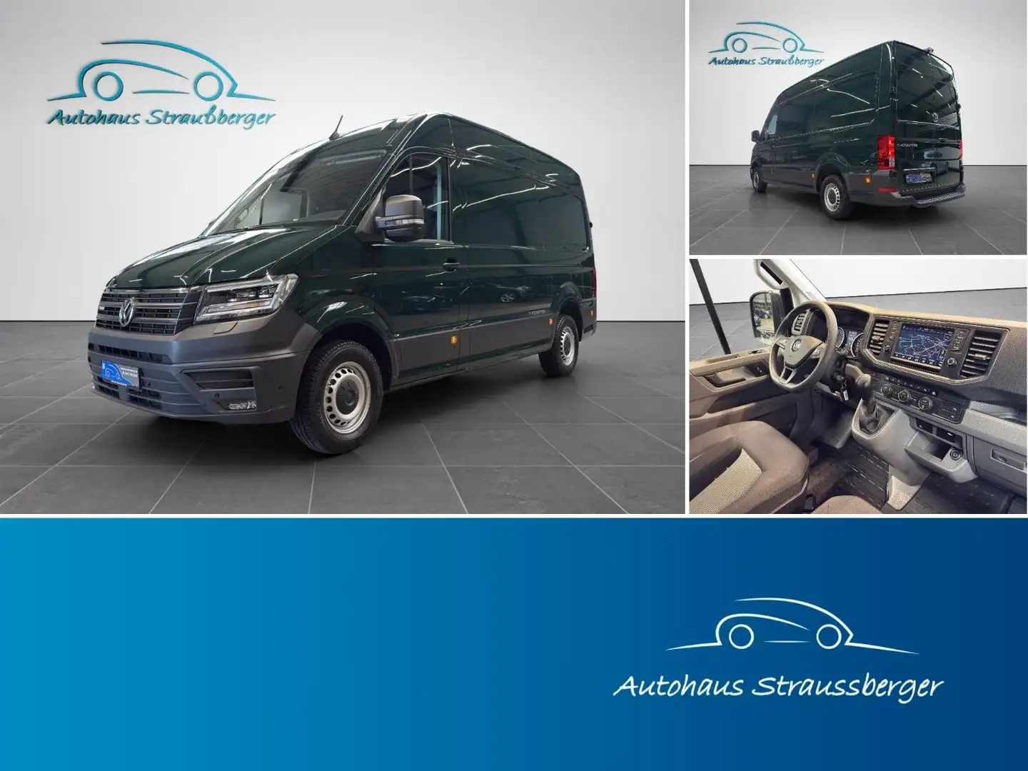 Volkswagen Crafter E-Crafter MRH FWD Shz DAB RFK DAB LED PDC Navi Zelená - 1