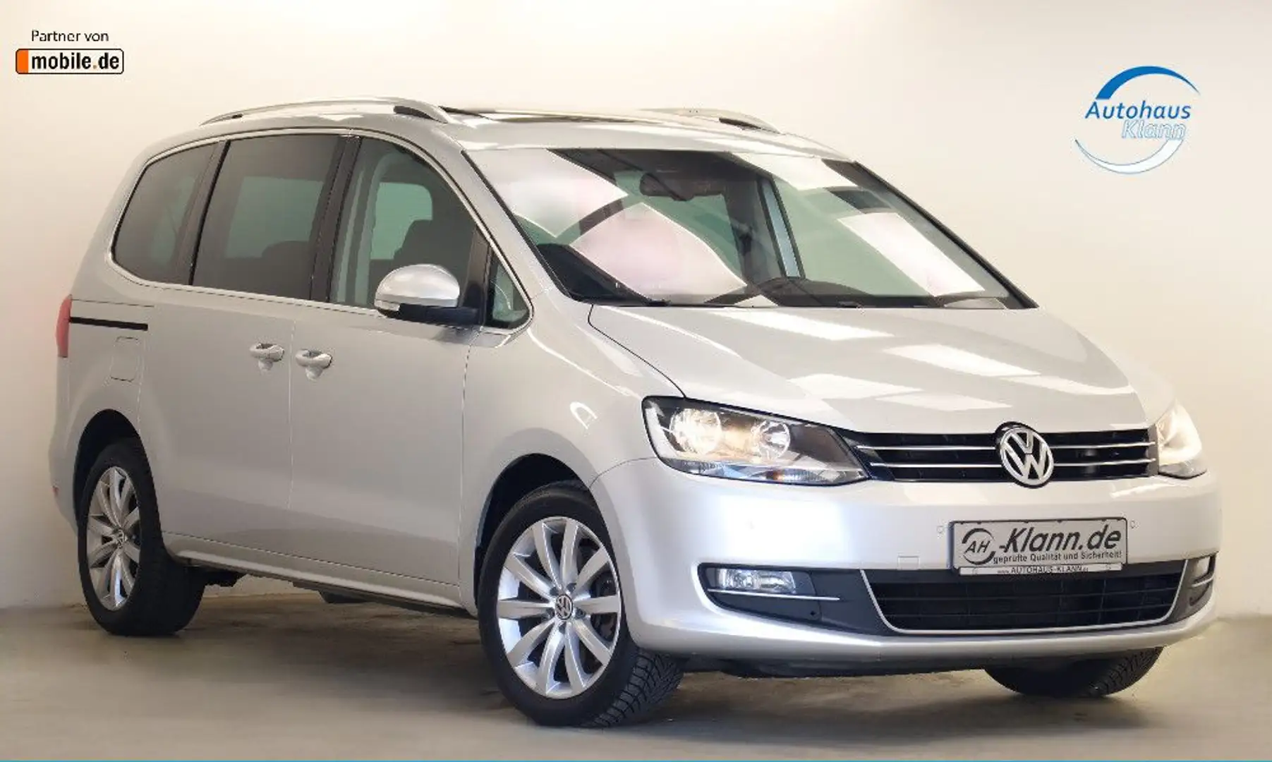 Volkswagen Sharan 2.0TDI 170PS Highline Pano Leder 7Sitzer Silver - 1