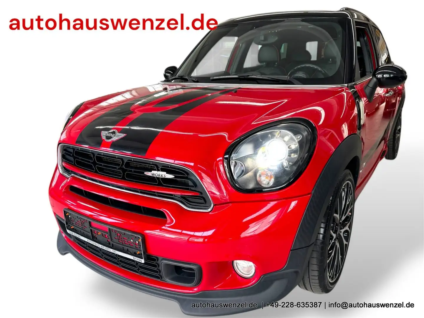 MINI John Cooper Works Countryman ALL4 CHILI Aut. LEDER PANORAMA NAV XENON 19-ZOLL Rot - 1