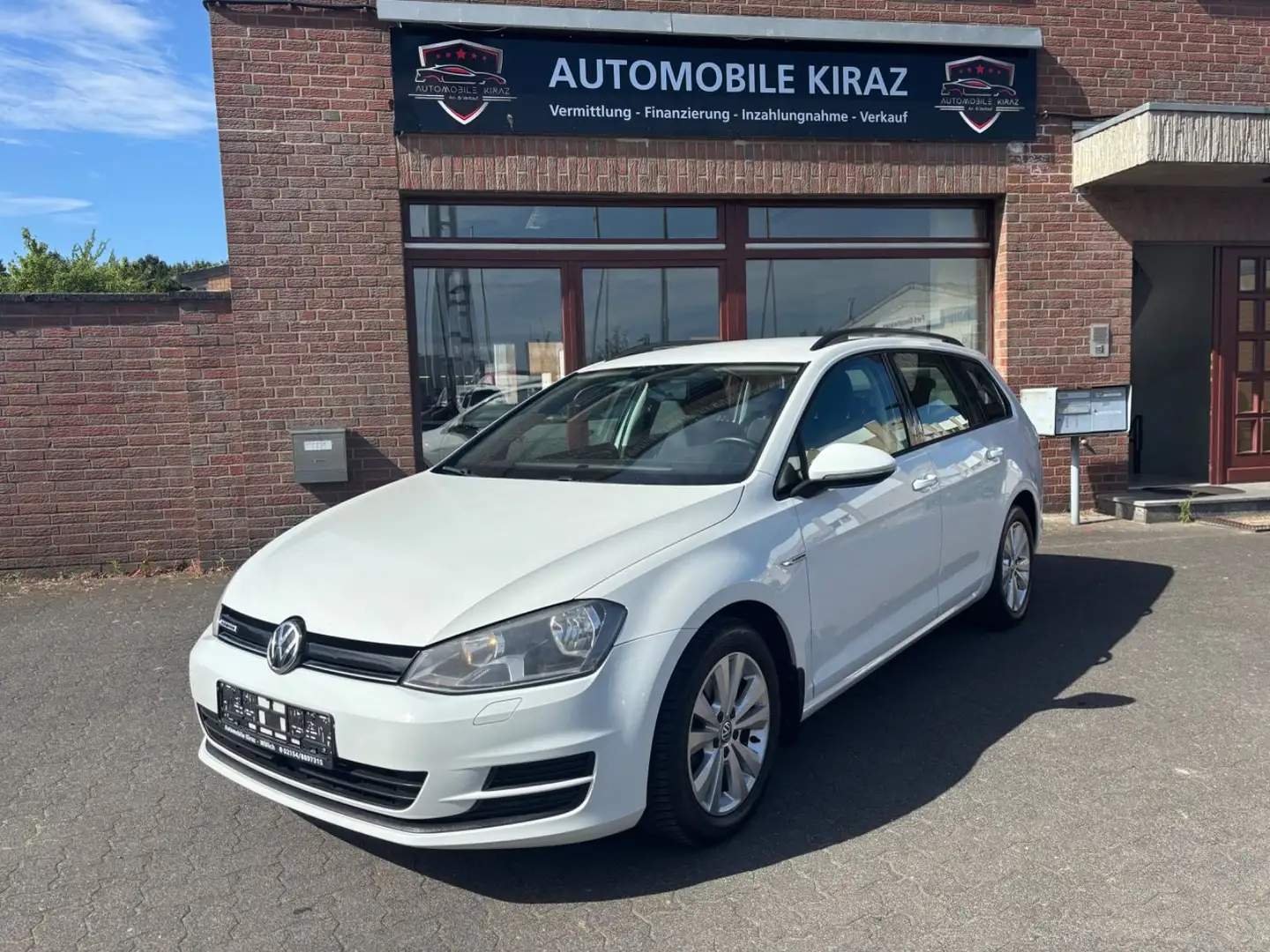 Volkswagen Golf VII Variant TGI DSG KAMER TEMP SHZ GARANTIE Weiß - 1