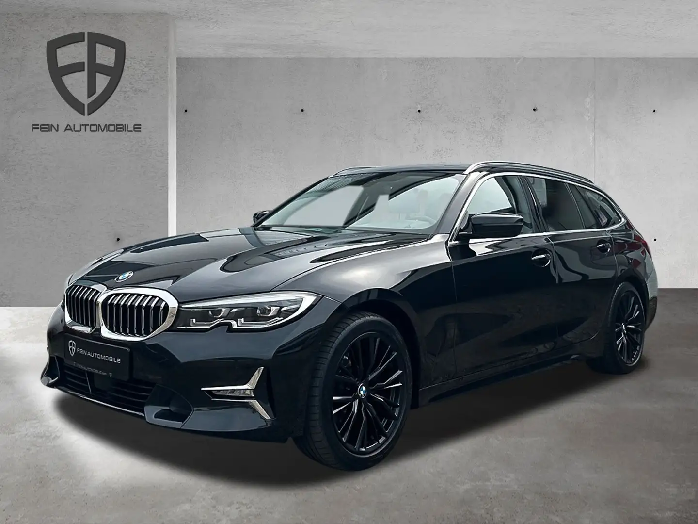 BMW 320 Baureihe 3 Touring 320d Luxury Line*AHK*LED* Schwarz - 1