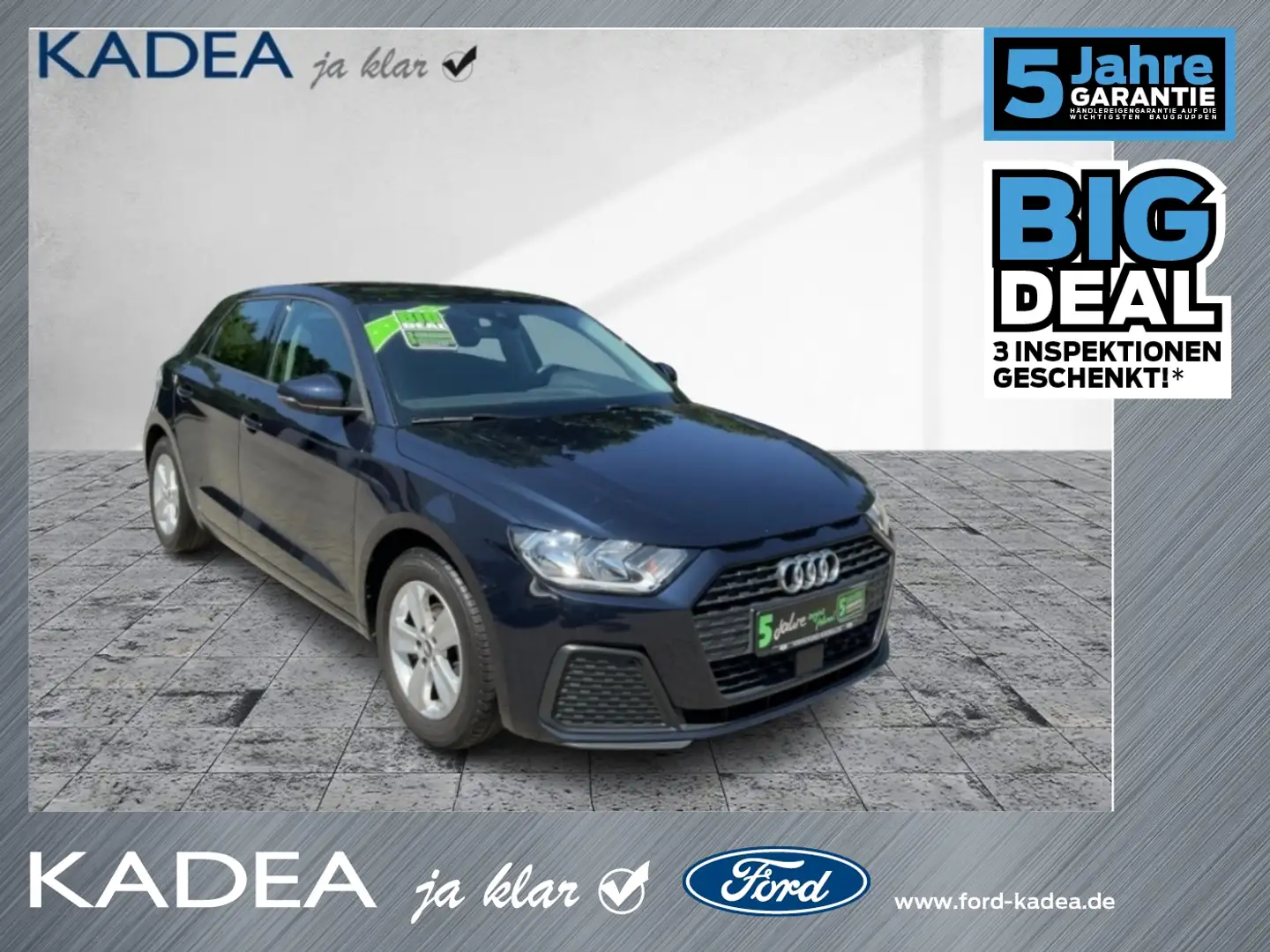 Audi A1 Sportback 25 TFSI S tronic Navi Tempomat PDC Blauw - 1